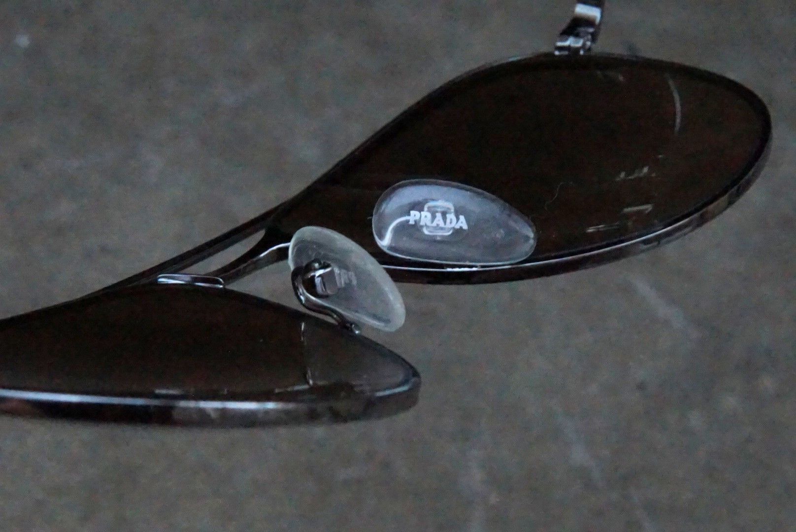 Prada Prada Sunglasses SPR51Q Aviator Brown Lens Italy Size ONE SIZE - 8 Thumbnail