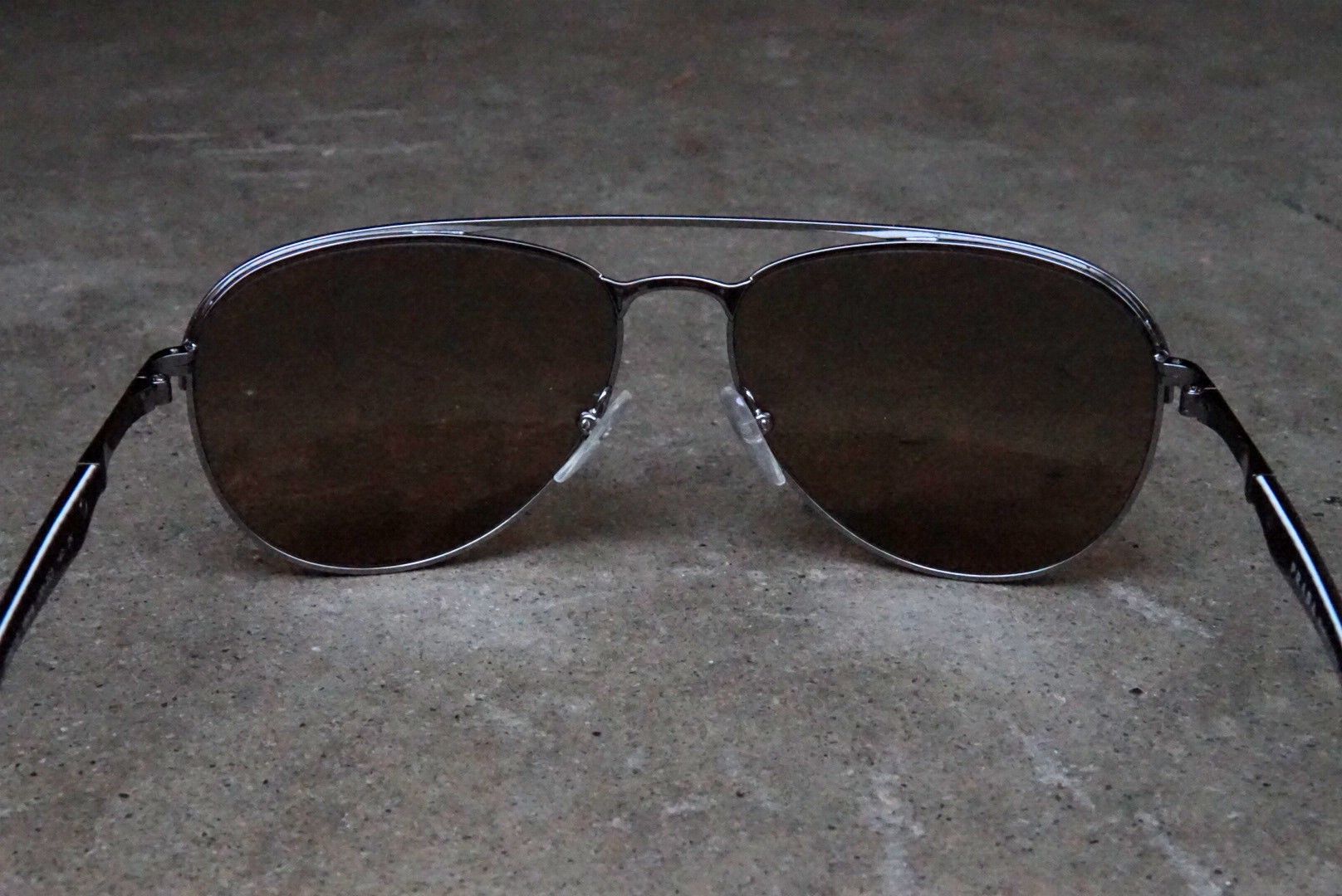 Prada Prada Sunglasses SPR51Q Aviator Brown Lens Italy Size ONE SIZE - 7 Thumbnail