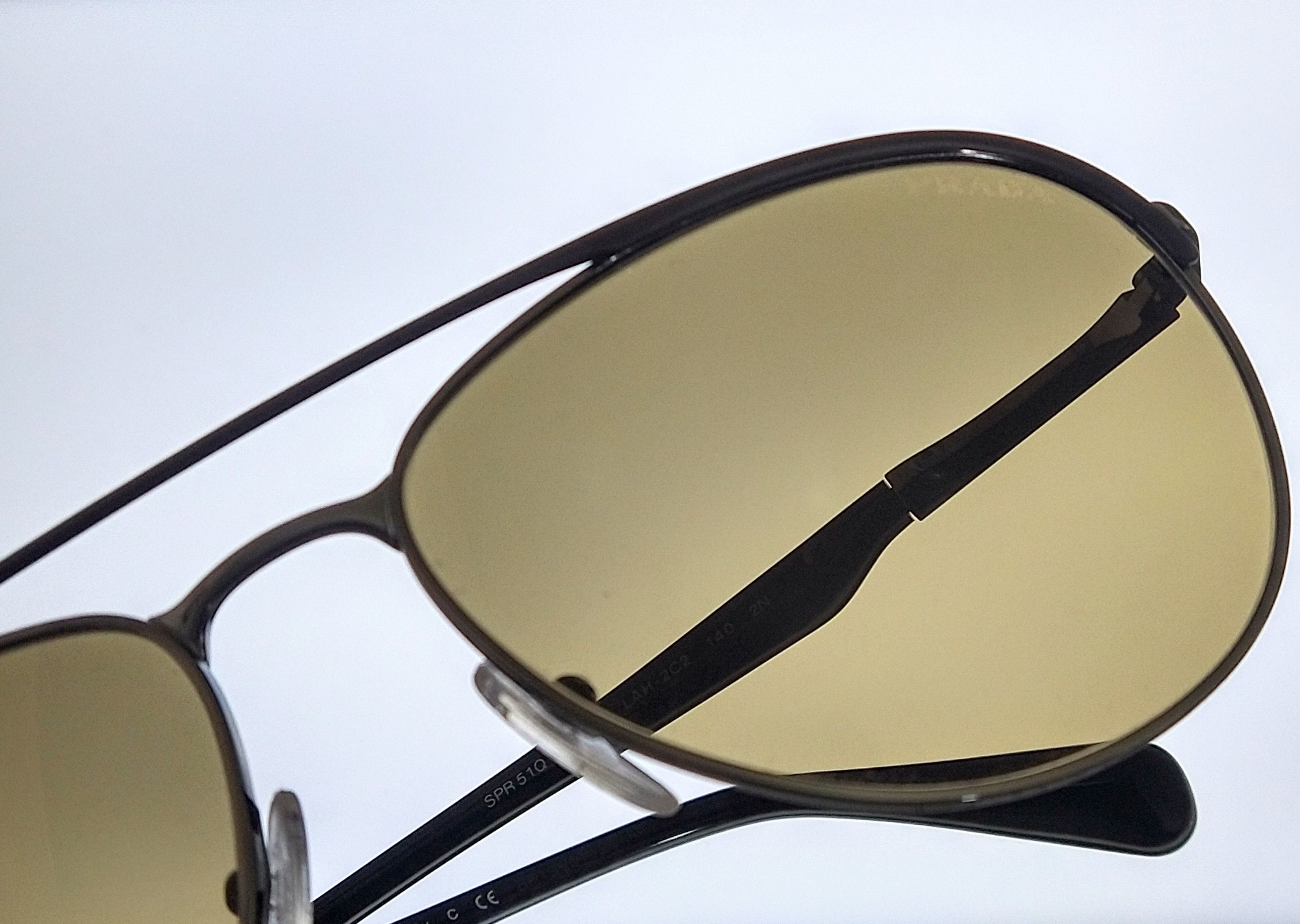 Prada Prada Sunglasses SPR51Q Aviator Brown Lens Italy Size ONE SIZE - 13 Thumbnail