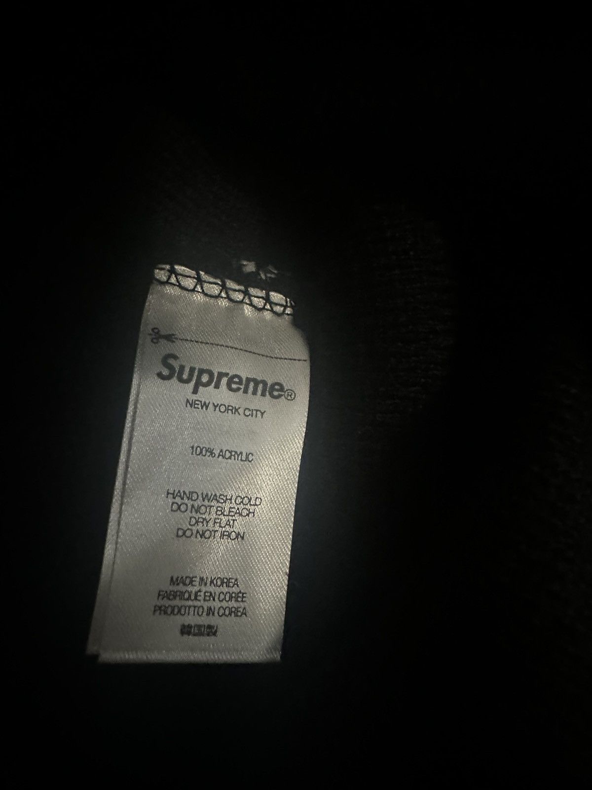 Supreme Supreme Black Rose Beanie Size ONE SIZE - 3 Thumbnail