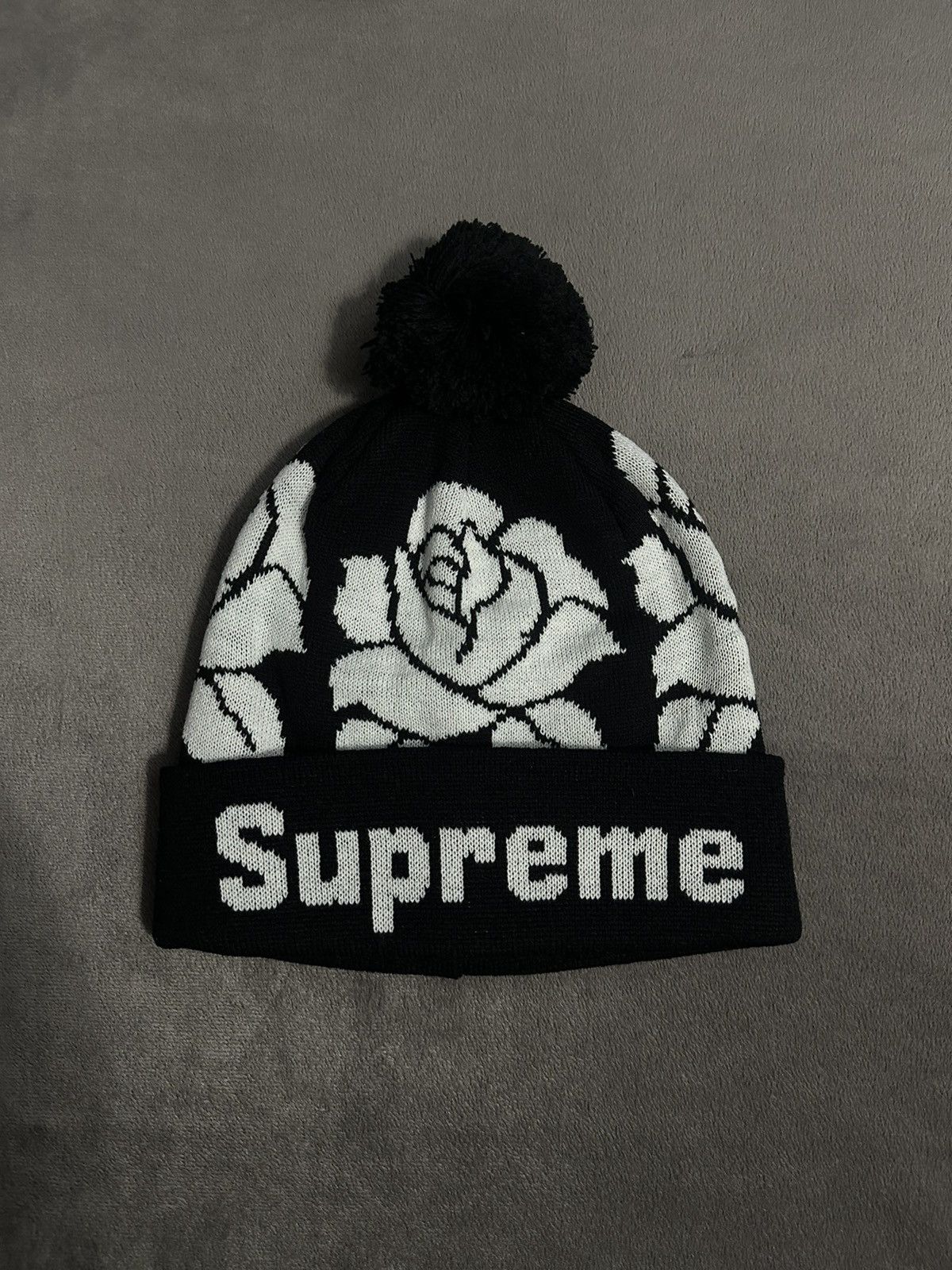 Supreme outlets Rose Beanie “Black”