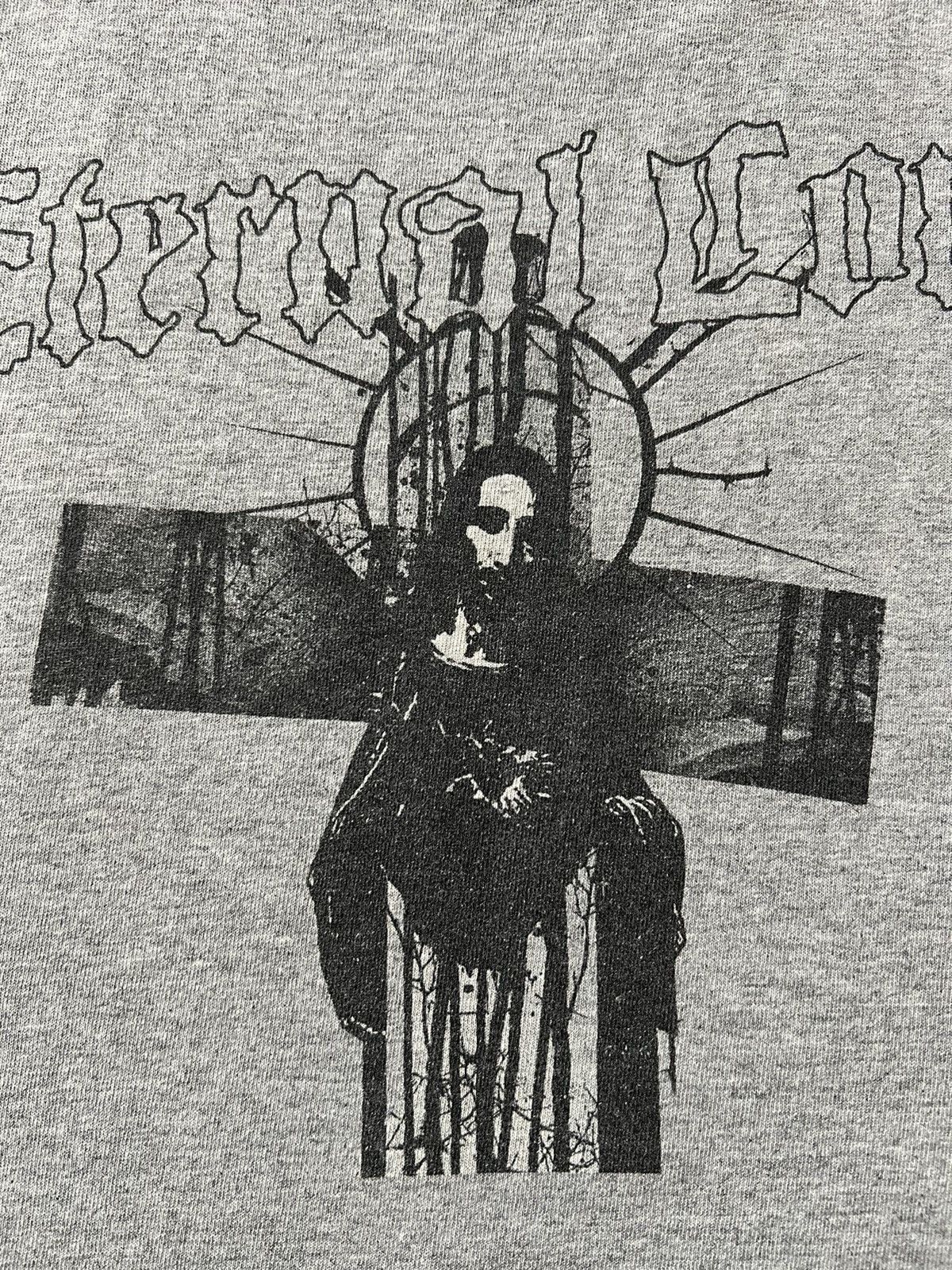 Band Tees Vintage 2000s Eternal Lord Jesus Gray Tank Top Tee Size US M / EU 48-50 / 2 - 5 Thumbnail