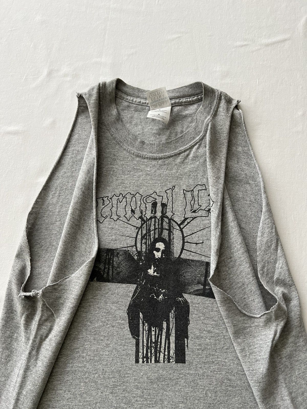 Band Tees Vintage 2000s Eternal Lord Jesus Gray Tank Top Tee Size US M / EU 48-50 / 2 - 6 Thumbnail
