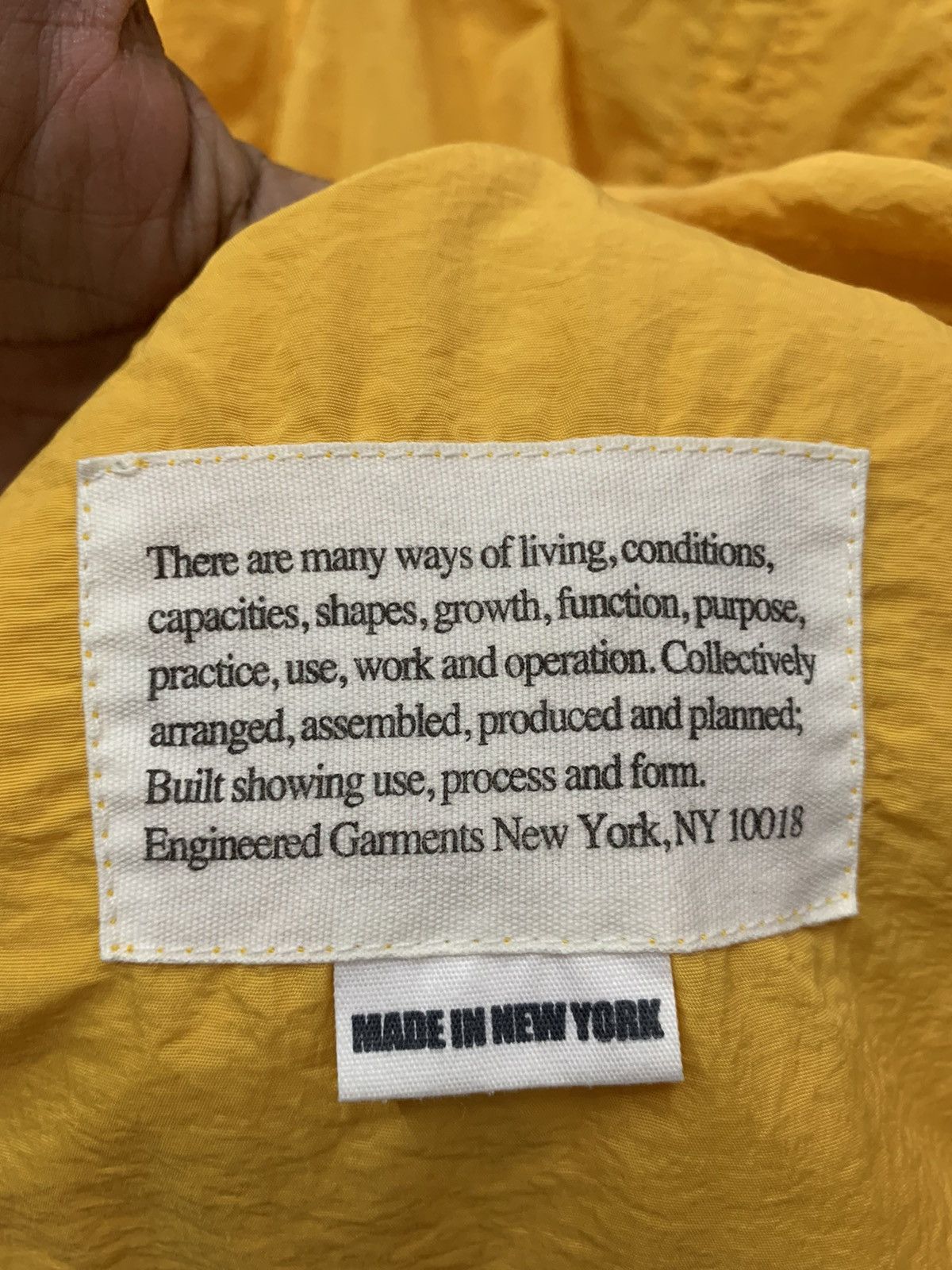 Engineered Garments 🔥E.GARMENTS YELLOW STATED PARKA JACKETS NYLON Size US M / EU 48-50 / 2 - 11 Thumbnail