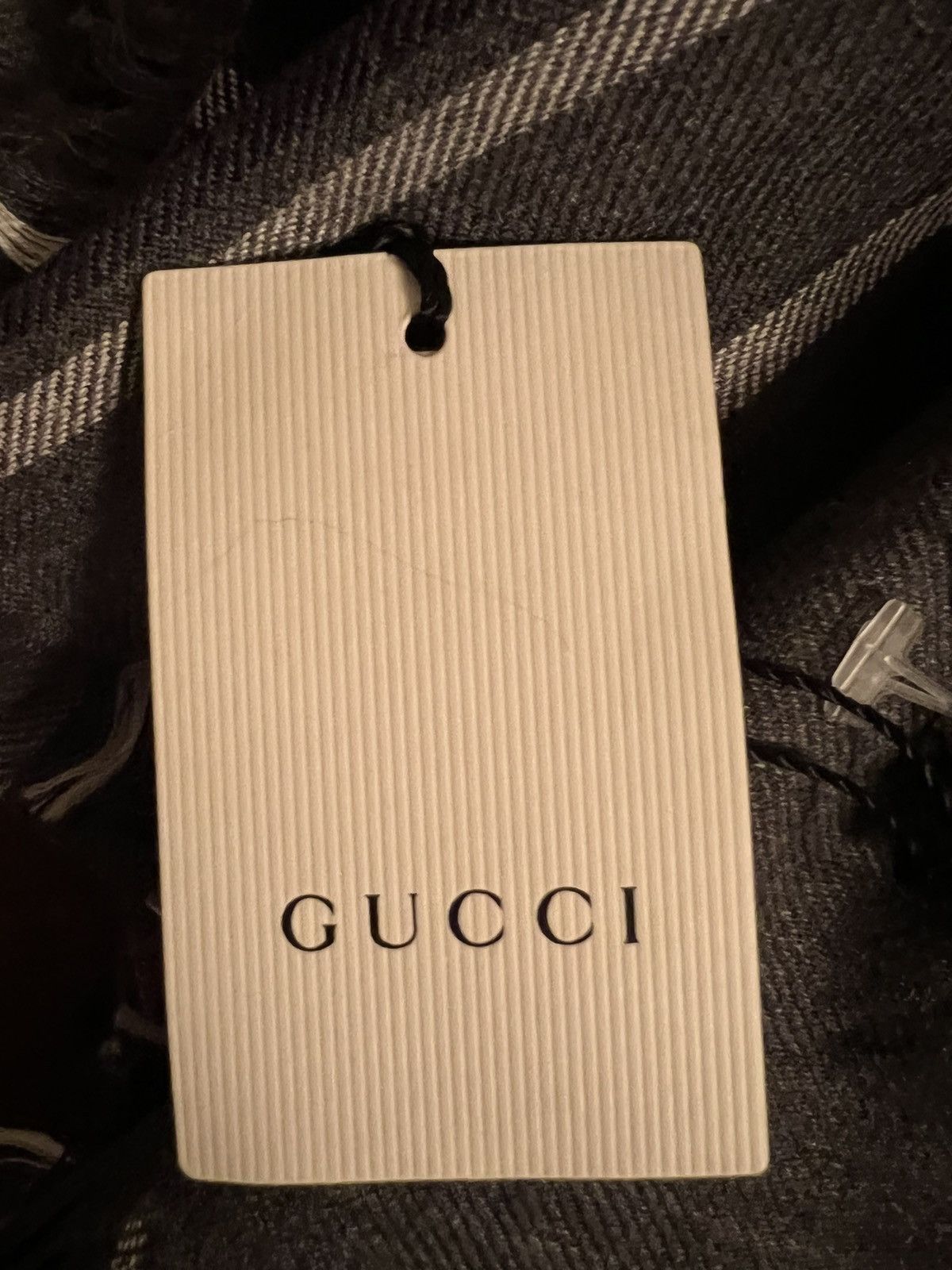 Gucci GUCCI OVERSIZE PLAID SQUARE WOOL/SILK SHAWL WRAP STOLE Size ONE SIZE - 8 Thumbnail