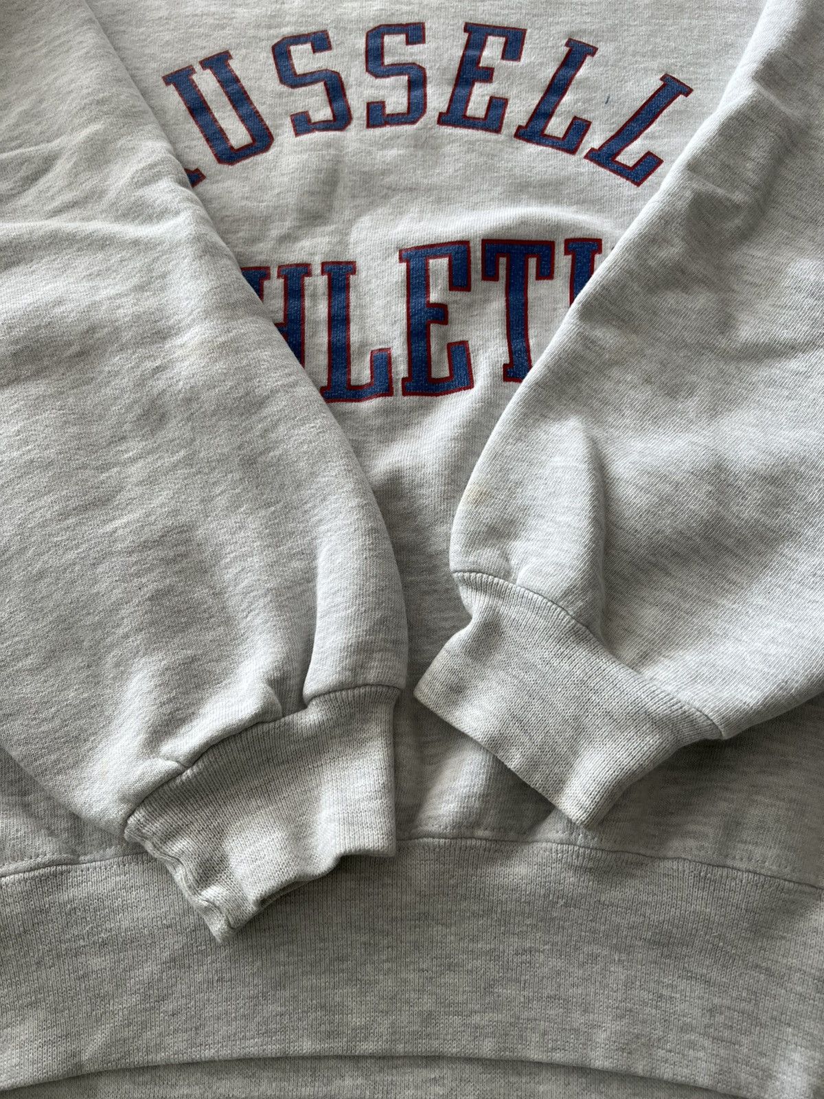Russell Athletic Vintage 90s Russell Athletic Made in USA Gray Sweatshirts Size US L / EU 52-54 / 3 - 6 Thumbnail