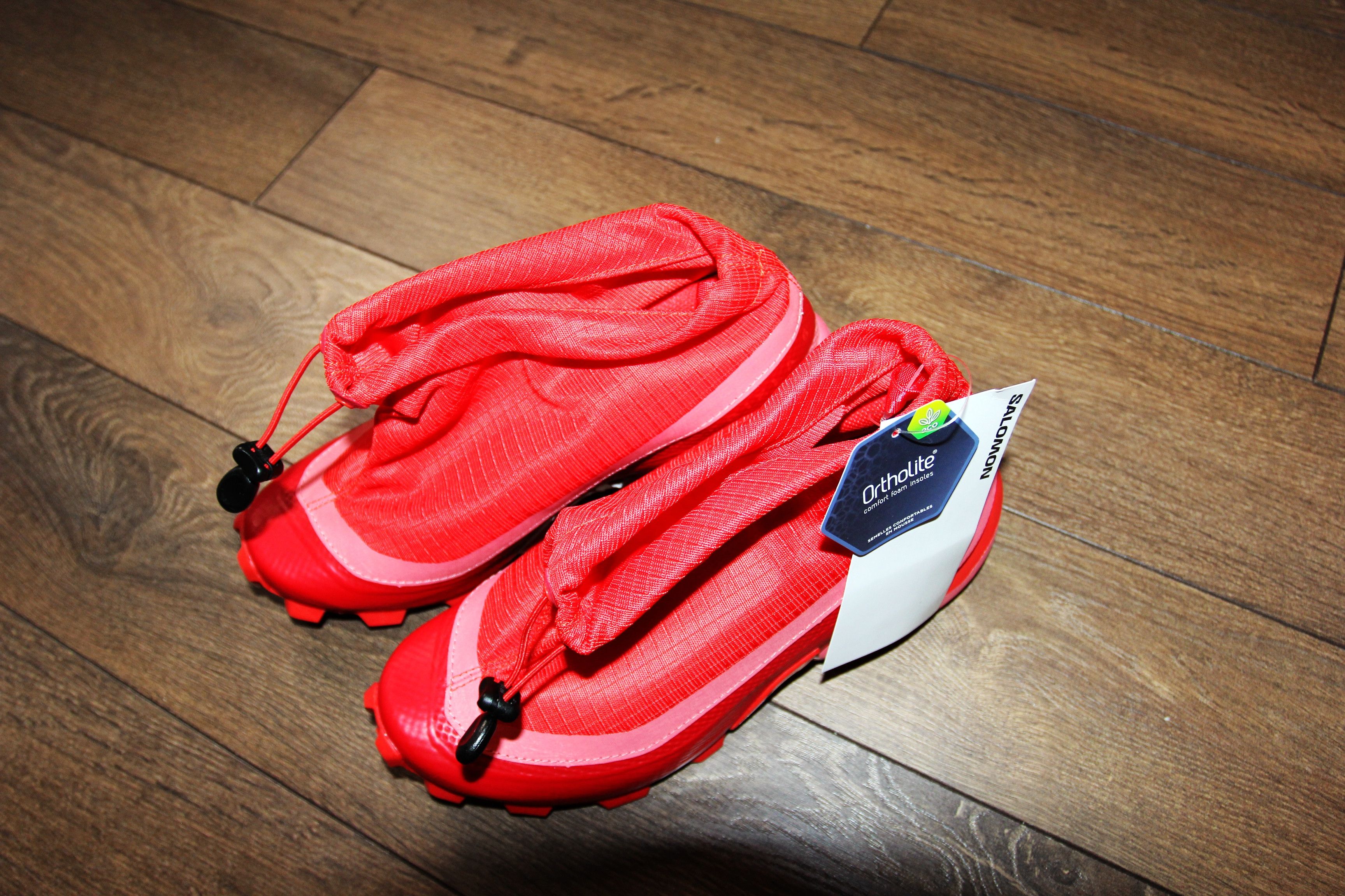 Maison Margiela × Salomon BNWT SS23 MAISON MARGIELA X SALOMON CROSS LOW RED 37 Size US 5 / EU 37 - 2 Thumbnail