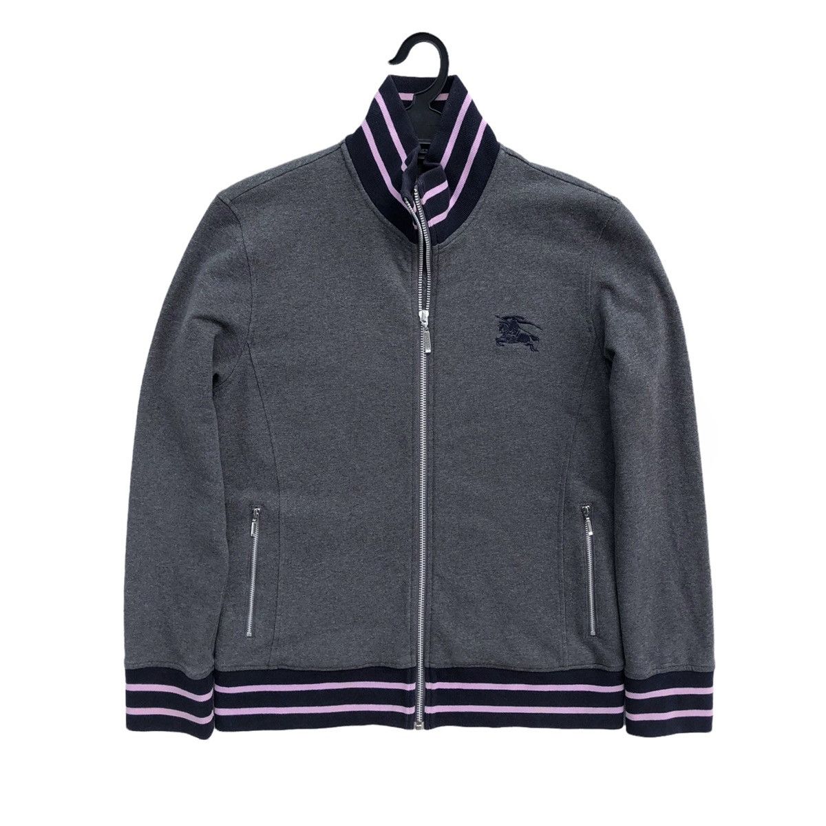 Burberry Burberry Embroidery Logo Stretchable Track Jacket Size US S / EU 44-46 / 1 - 3 Thumbnail