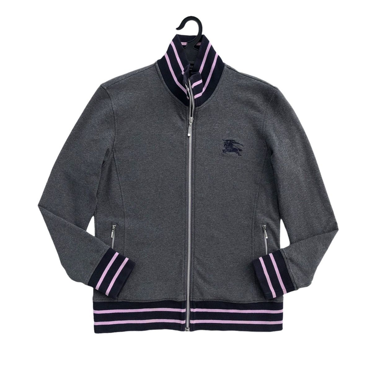 Burberry Burberry Embroidery Logo Stretchable Track Jacket Size US S / EU 44-46 / 1 - 9 Thumbnail