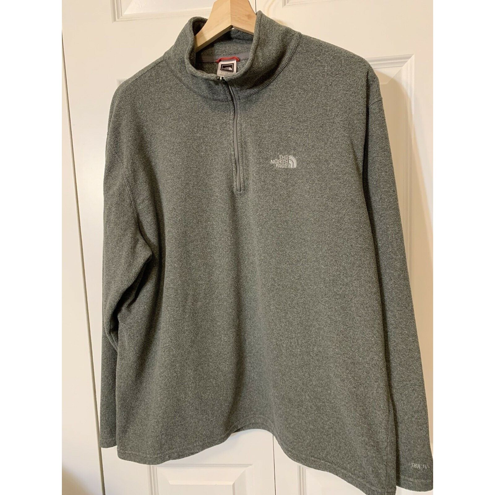 The North Face The North Face Men’s Sz L TKA 100 Fleece Jacket Gray 1/4 Qua Size US L / EU 52-54 / 3 - 1 Thumbnail