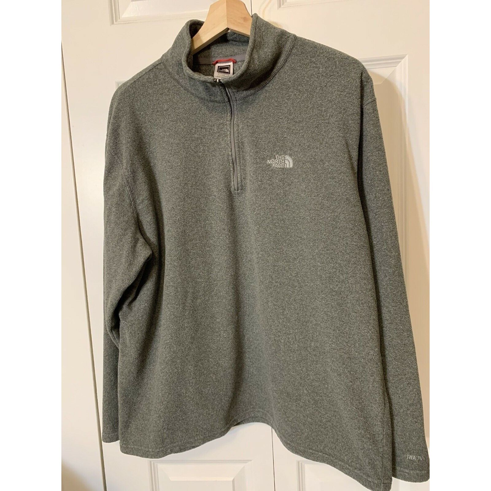The North Face The North Face Men’s Sz L TKA 100 Fleece Jacket Gray 1/4 Qua Size US L / EU 52-54 / 3 - 5 Thumbnail
