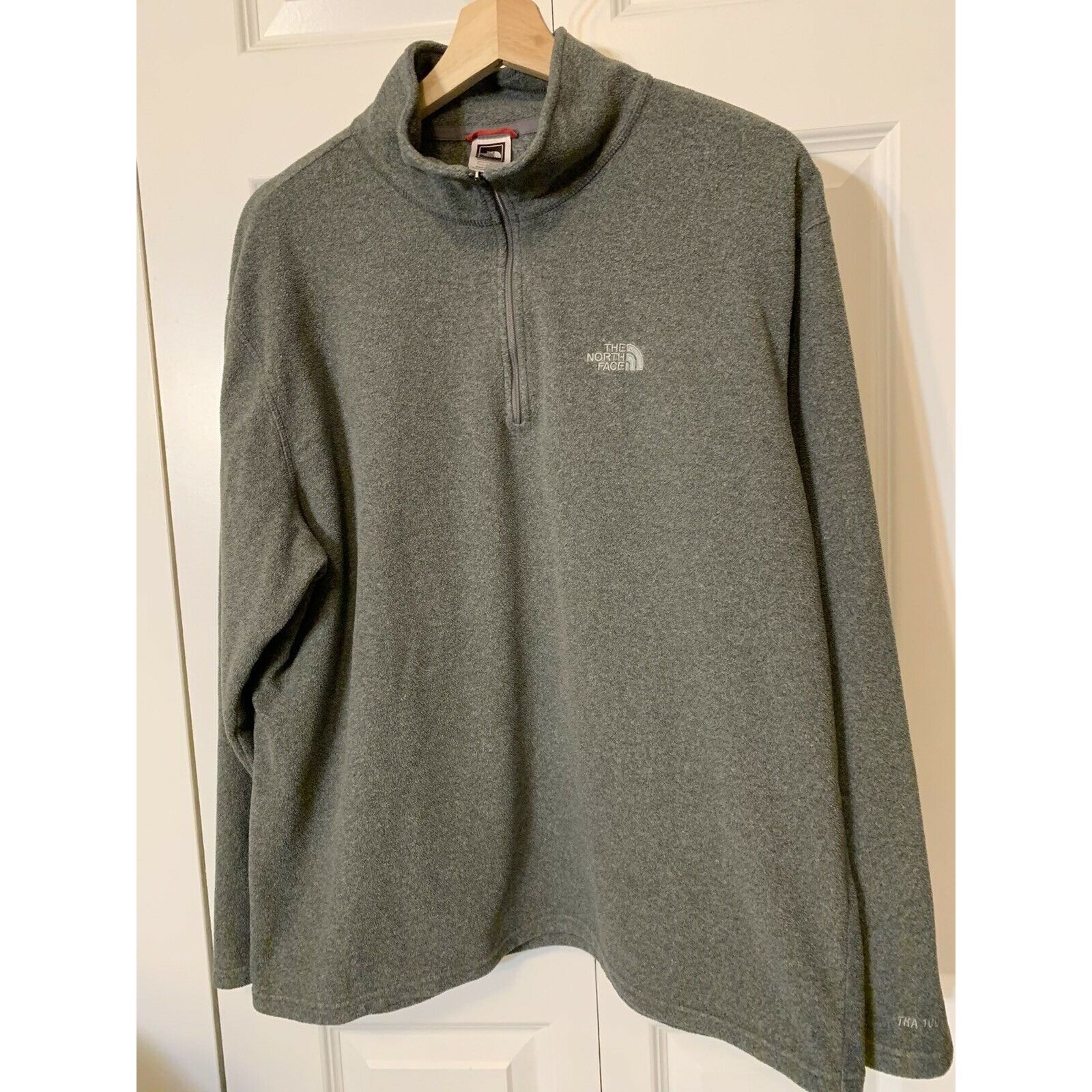 The North Face The North Face Men’s Sz L TKA 100 Fleece Jacket Gray 1/4 Qua Size US L / EU 52-54 / 3 - 3 Thumbnail