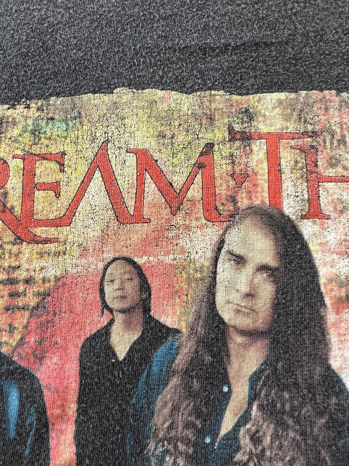 Band Tees Vintage 2002 Dream Theater World Tourbulence Tour Faded Tee Size US XL / EU 56 / 4 - 6 Thumbnail