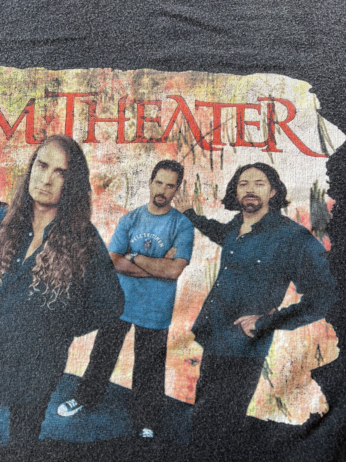 Band Tees Vintage 2002 Dream Theater World Tourbulence Tour Faded Tee Size US XL / EU 56 / 4 - 5 Thumbnail