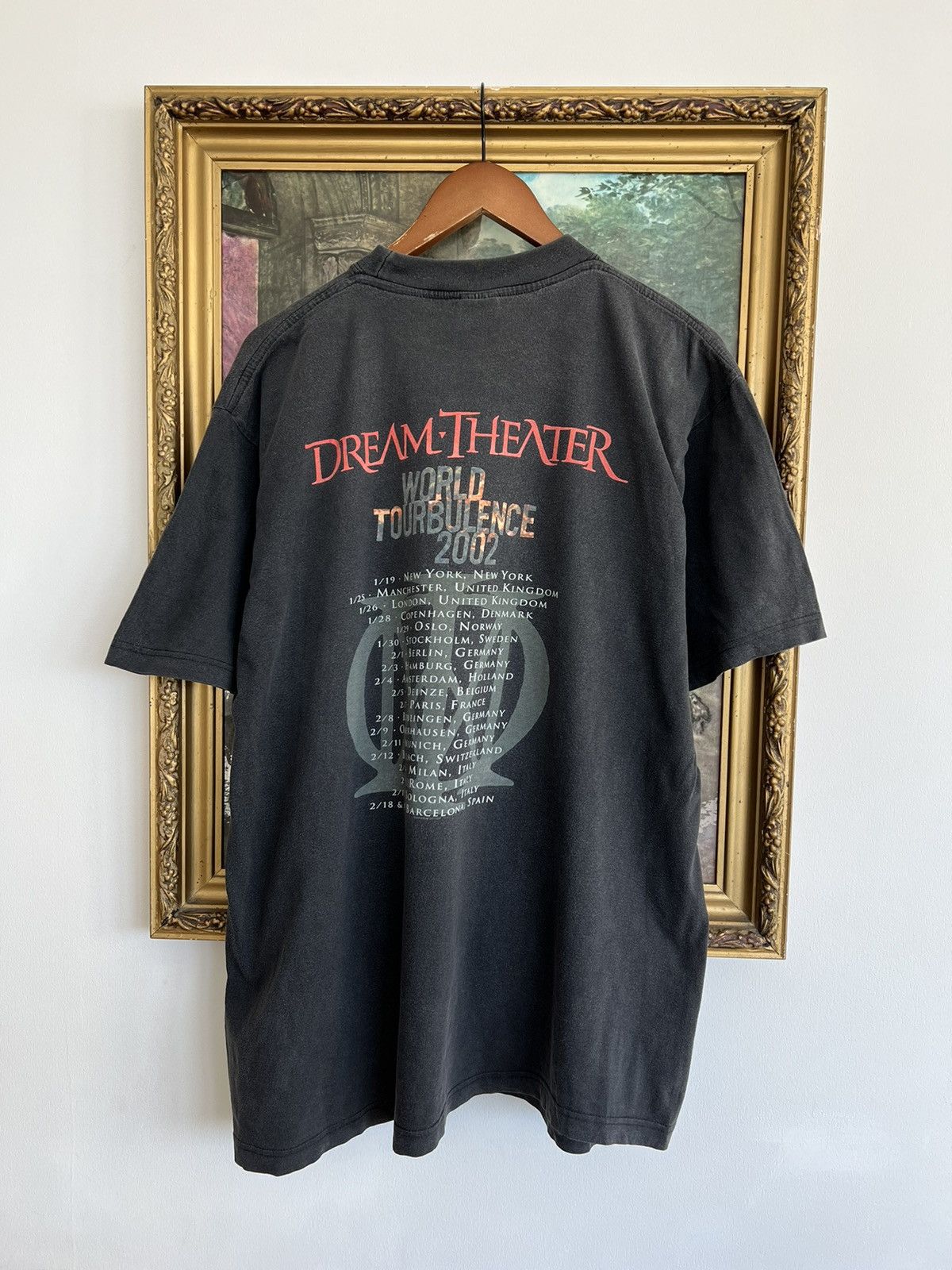 Band Tees Vintage 2002 Dream Theater World Tourbulence Tour Faded Tee Size US XL / EU 56 / 4 - 2 Thumbnail