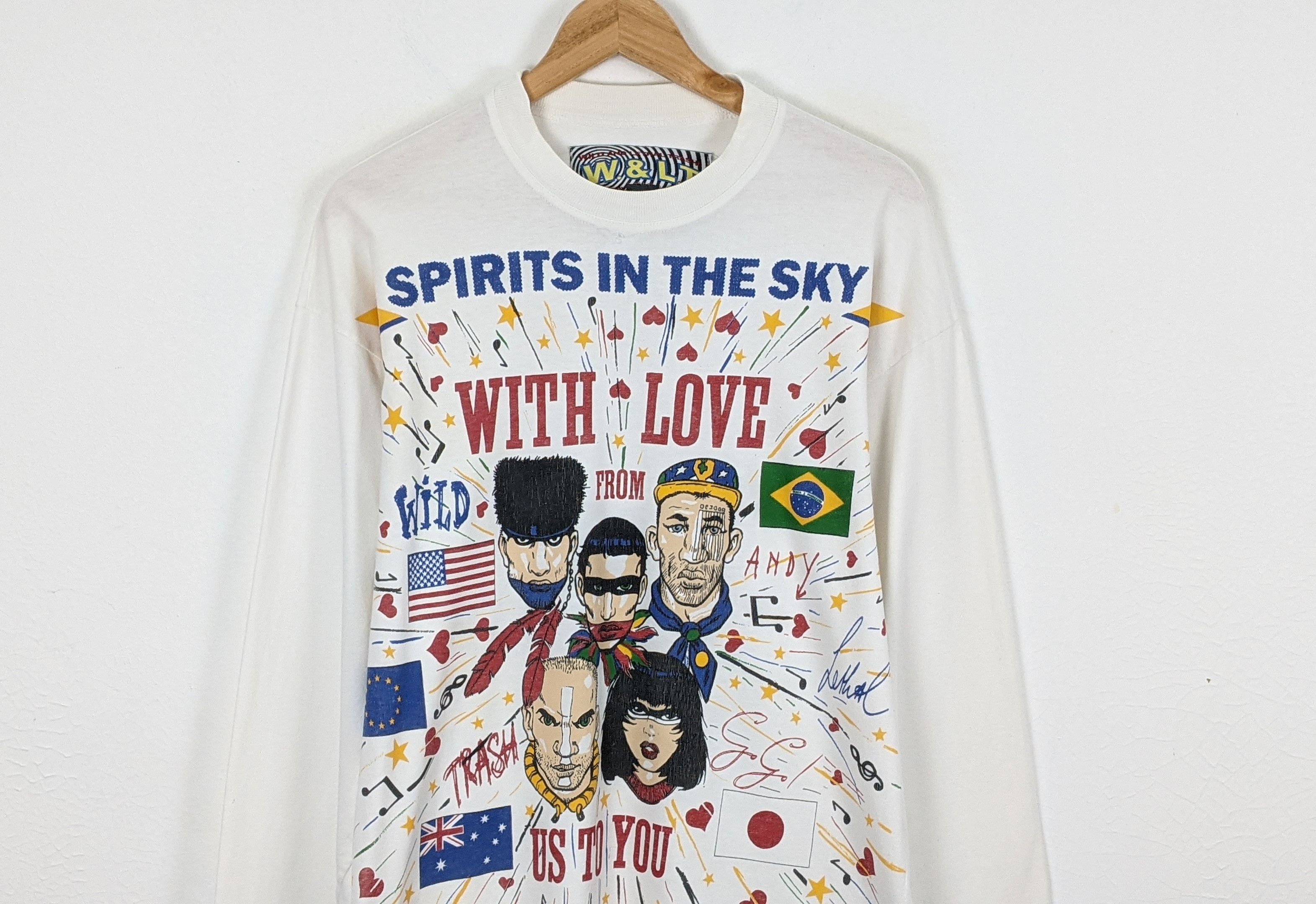W&LT W & Lt Walter Van Beirendonck Spirits In The Sky shirt Size US M / EU 48-50 / 2 - 2 Thumbnail