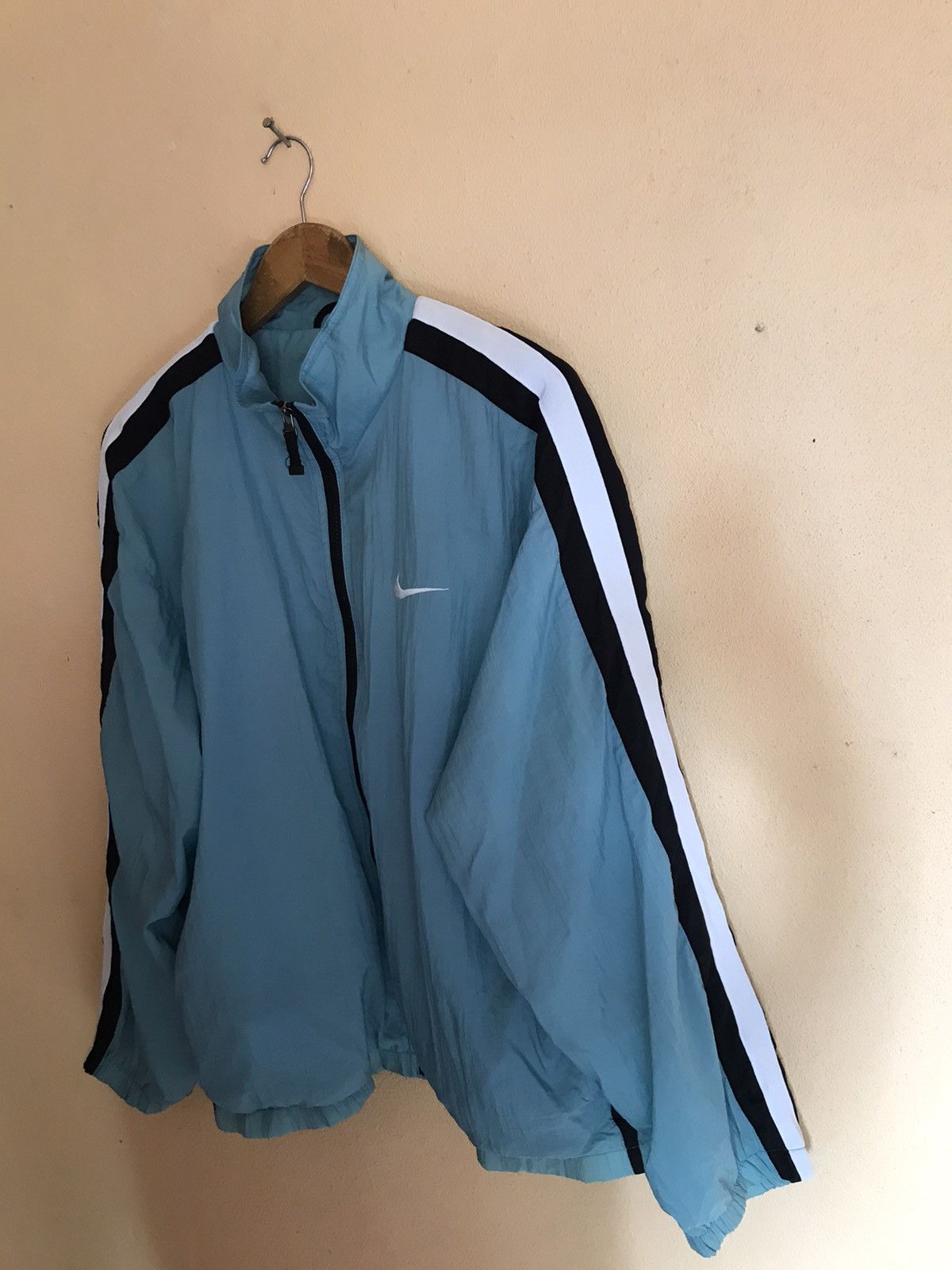 Nike RARE VINTAGE 90s NIKE GREY TAG JACKET Size US L / EU 52-54 / 3 - 7 Thumbnail