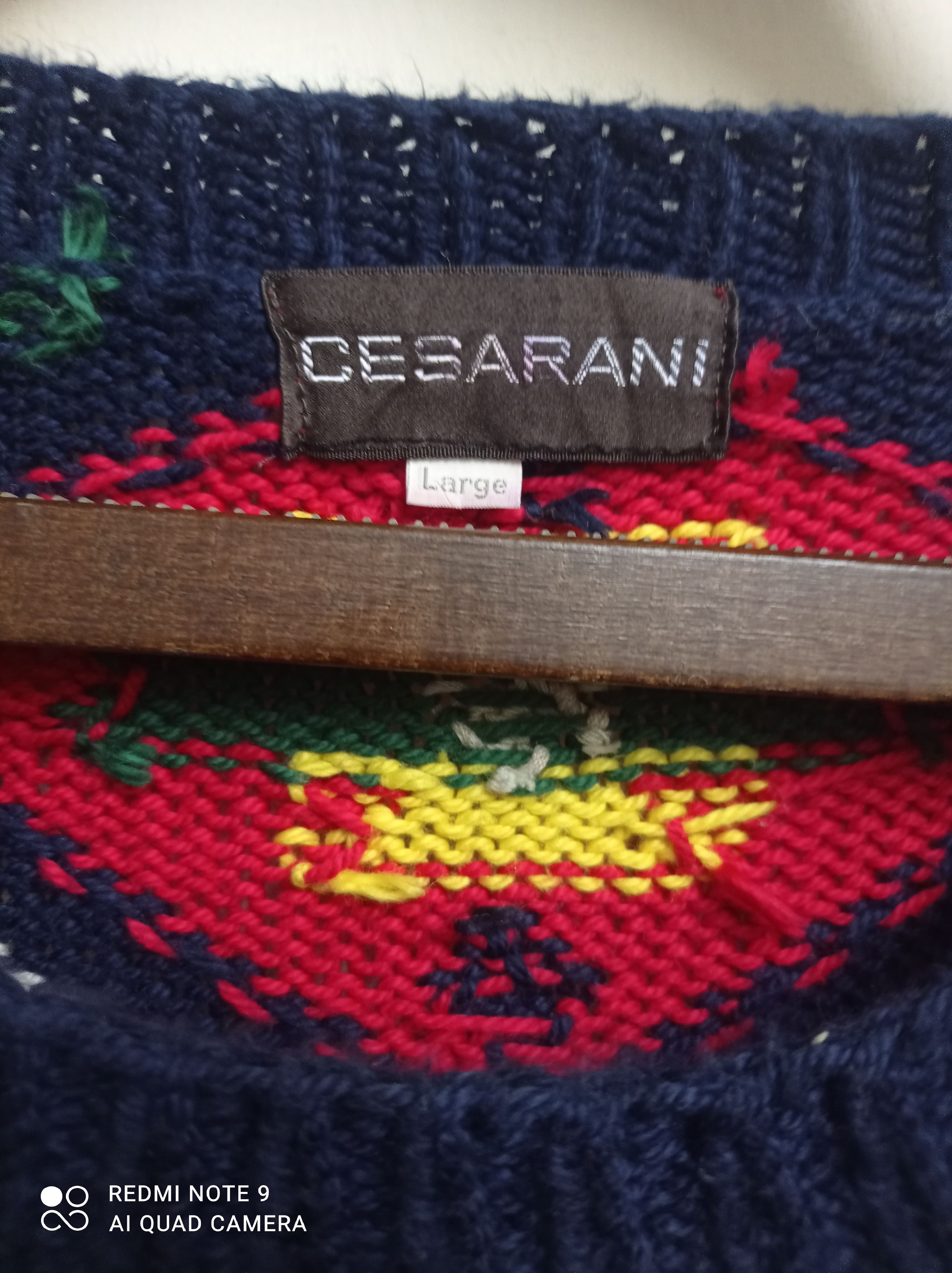 Coogi × Japanese Brand Vintage Cesarani Handmade knitted colourful coogi style Size US L / EU 52-54 / 3 - 13 Thumbnail