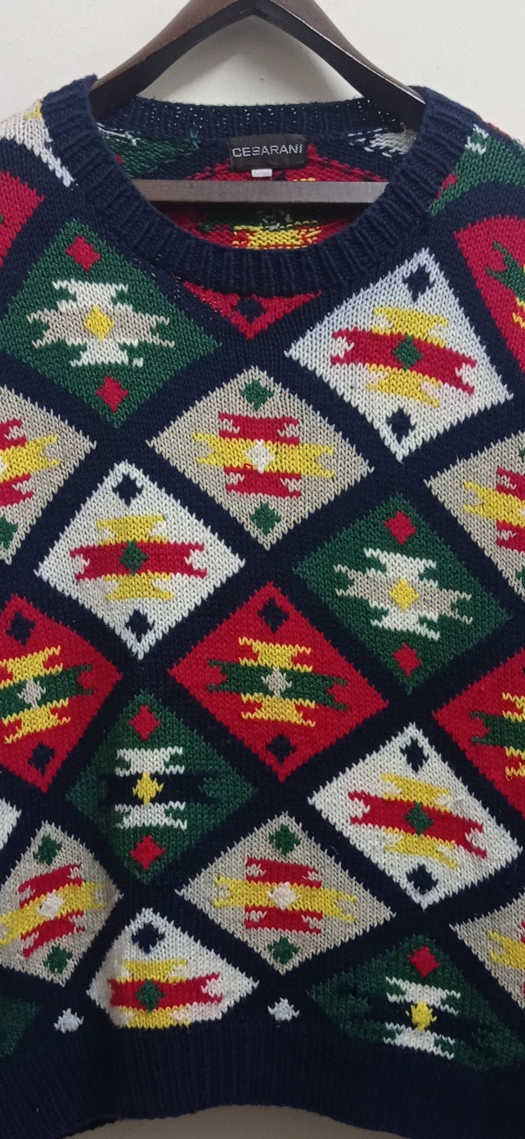 Coogi × Japanese Brand Vintage Cesarani Handmade knitted colourful coogi style Size US L / EU 52-54 / 3 - 5 Thumbnail