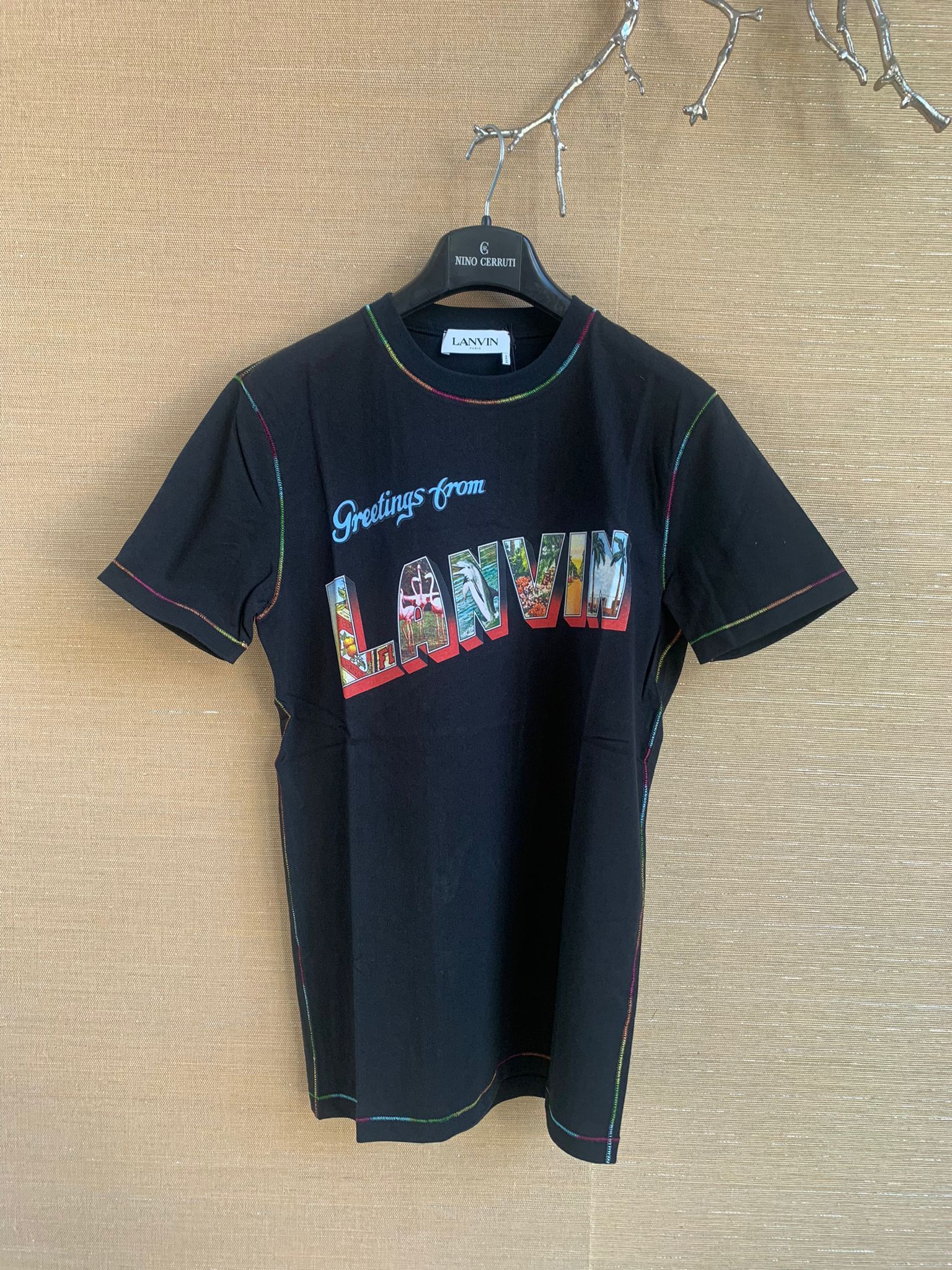 Lanvin Greetings from Lanvin Tee, SS Size US S / EU 44-46 / 1 - 1 Thumbnail