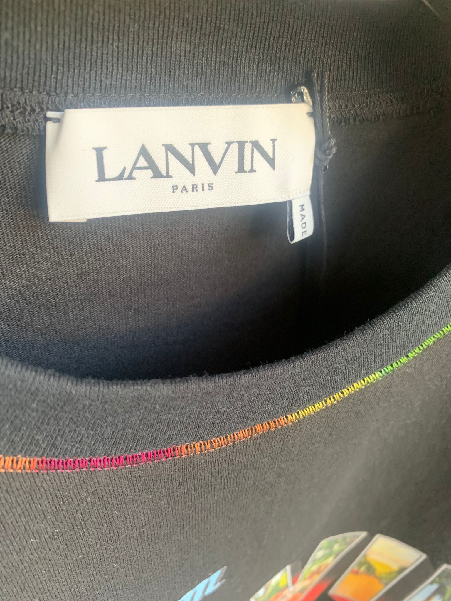 Lanvin Greetings from Lanvin Tee, SS Size US S / EU 44-46 / 1 - 10 Thumbnail