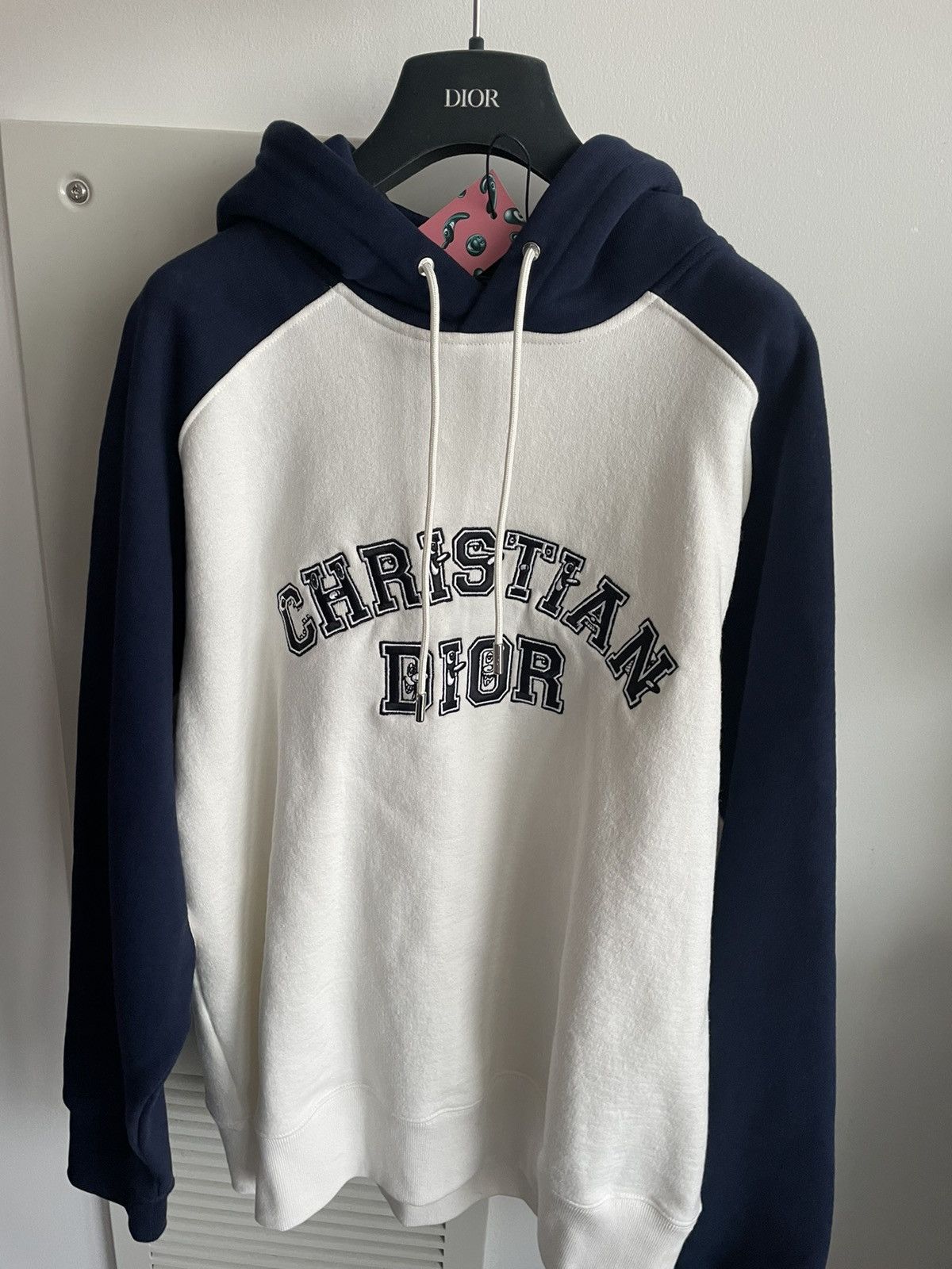 Dior Rare $2,300 Value Dior x Kenny Scharf Runway Logo Hoodie Size US XL / EU 56 / 4 - 15 Thumbnail