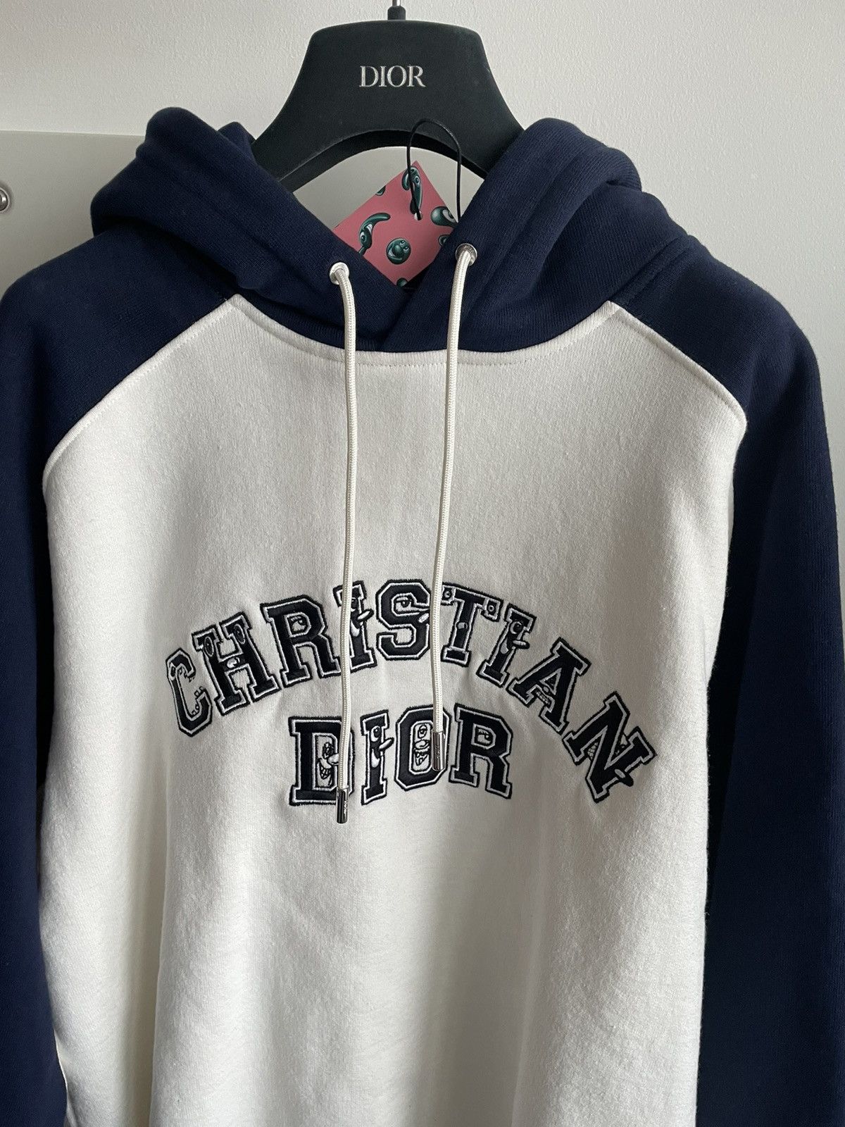 Dior Rare $2,300 Value Dior x Kenny Scharf Runway Logo Hoodie Size US XL / EU 56 / 4 - 14 Thumbnail