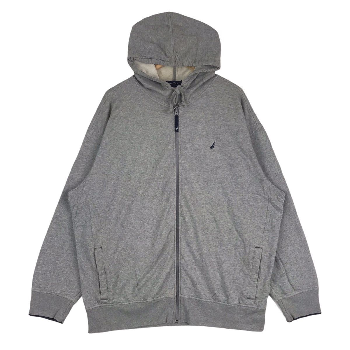 Nautica Vintage Nautica Zipper Hoodie Jacket Size US XXL / EU 58 / 5 - 1 Thumbnail