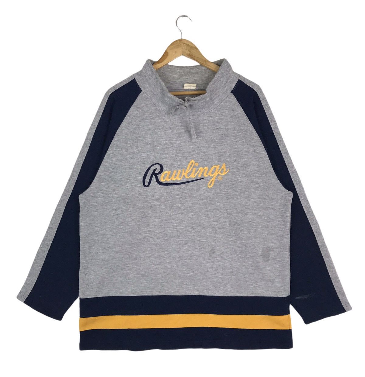 Vintage Vintage Rawlings American Sports Sweatshirt Pullover Jumper Size US L / EU 52-54 / 3 - 1 Thumbnail