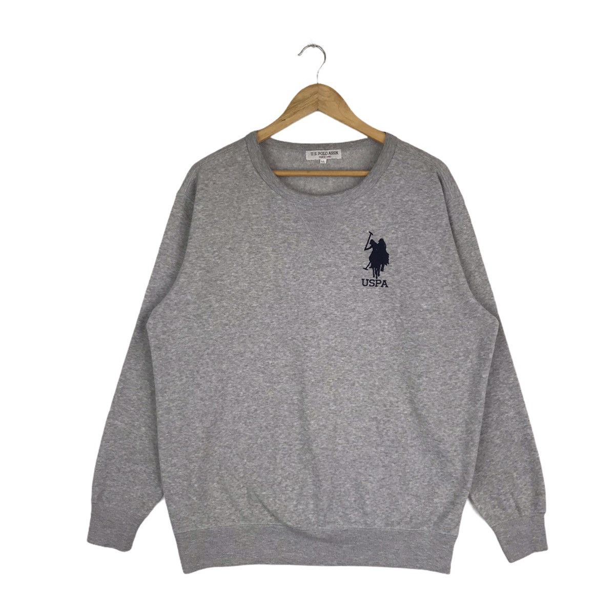 U.S. Polo Assn. Vintage 90s US Polo Association USPA Sweatshirt Size US L / EU 52-54 / 3 - 1 Thumbnail