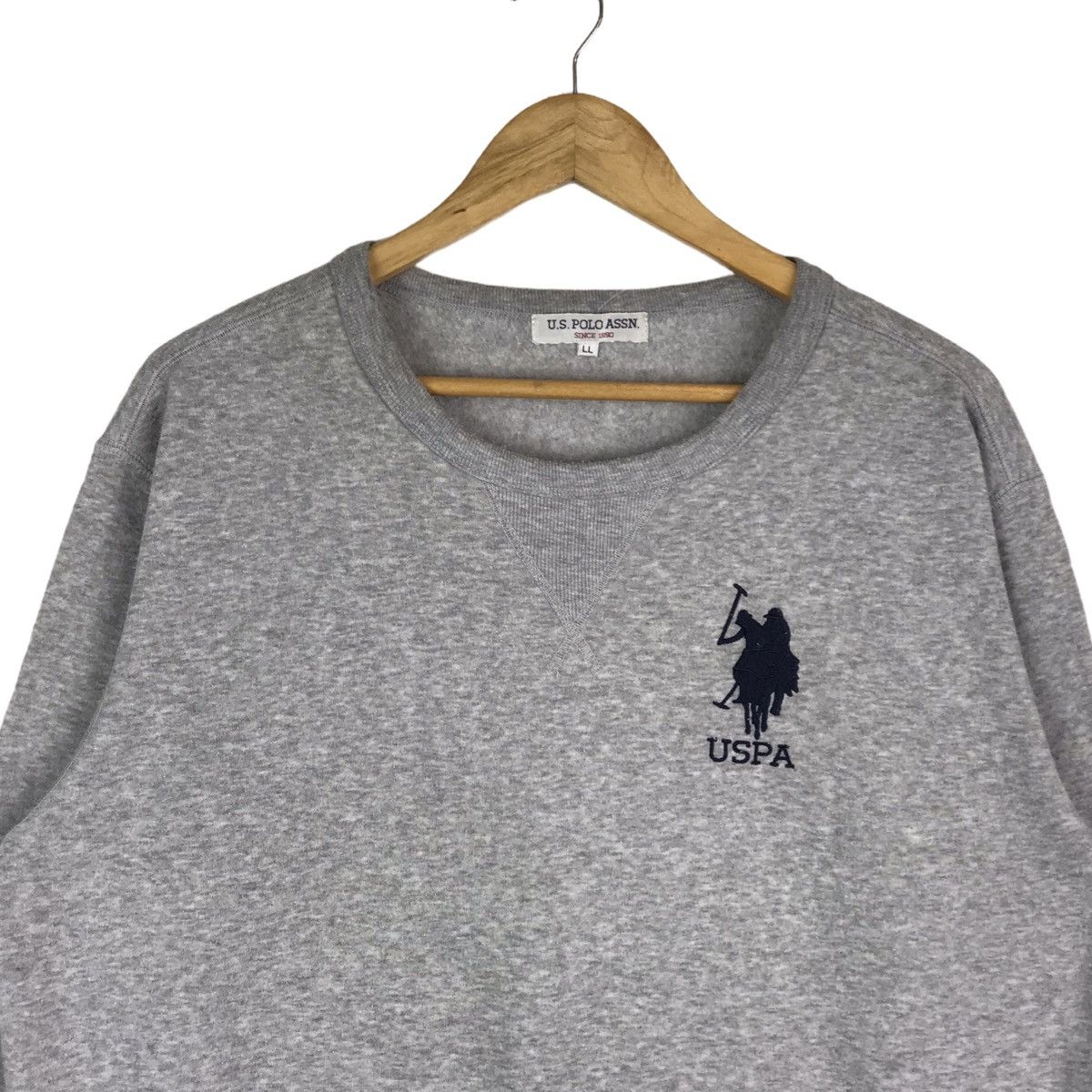 U.S. Polo Assn. Vintage 90s US Polo Association USPA Sweatshirt Size US L / EU 52-54 / 3 - 2 Thumbnail