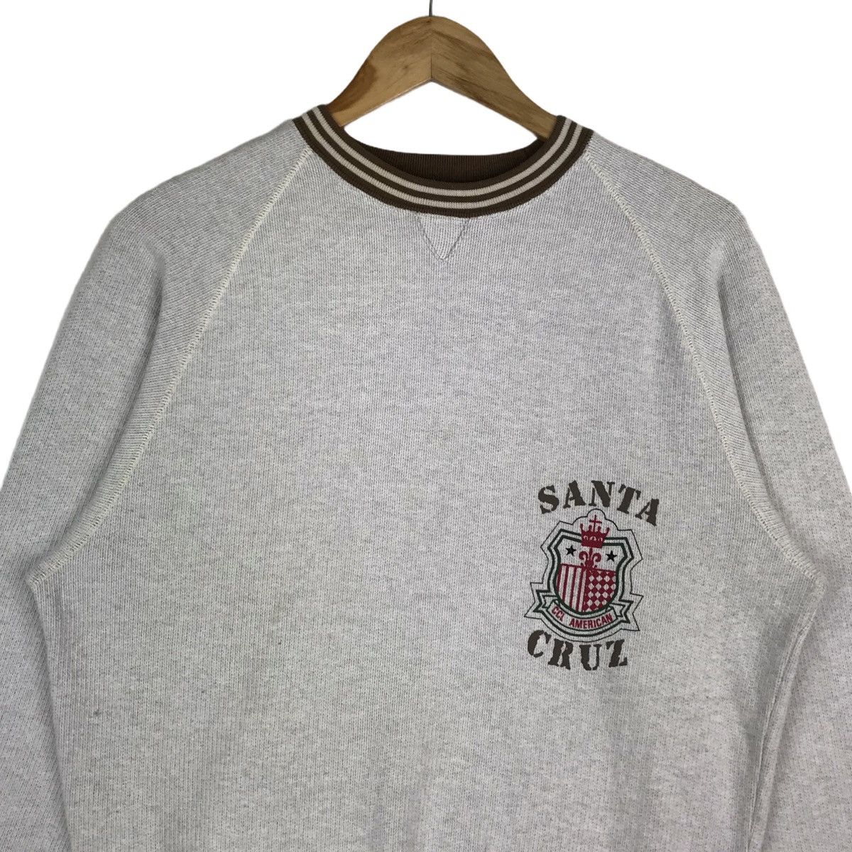 Vintage Vintage Santa Cruz Sweatshirt Pullover Jumper Size US M / EU 48-50 / 2 - 2 Thumbnail