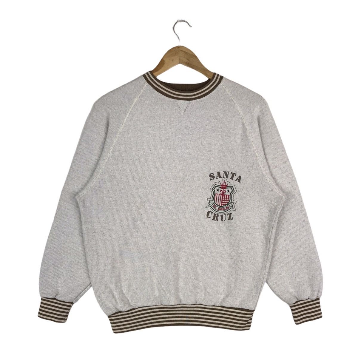 Vintage Vintage Santa Cruz Sweatshirt Pullover Jumper Size US M / EU 48-50 / 2 - 1 Thumbnail