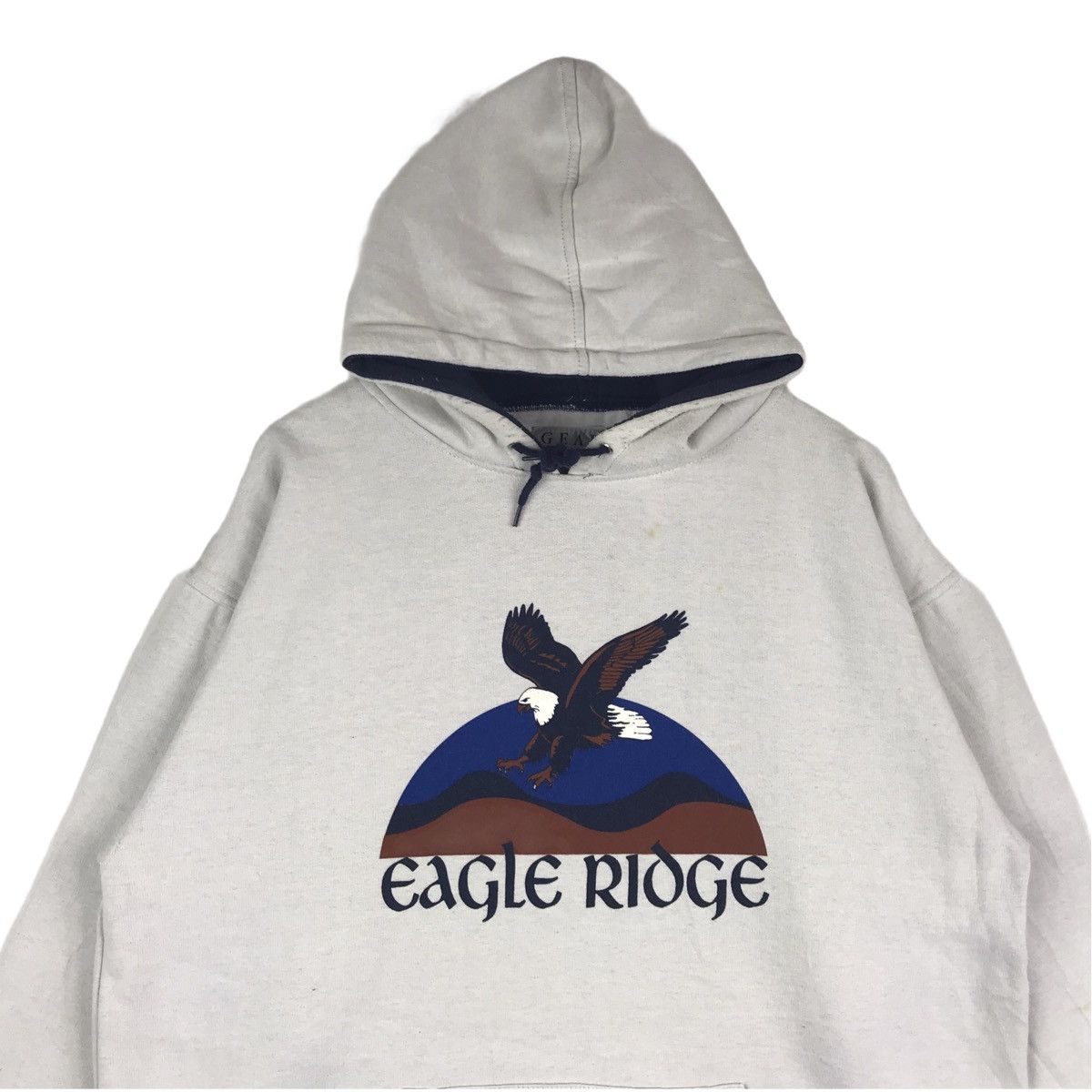 Vintage Vintage Eagle Ridge Hoodie Pullover Sweatshirt Size US XL / EU 56 / 4 - 2 Thumbnail