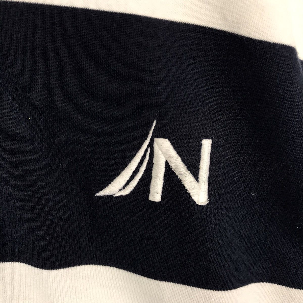 Nautica Nautica Sailing Stripe Half Zipper Sweatshirt Size US L / EU 52-54 / 3 - 3 Thumbnail