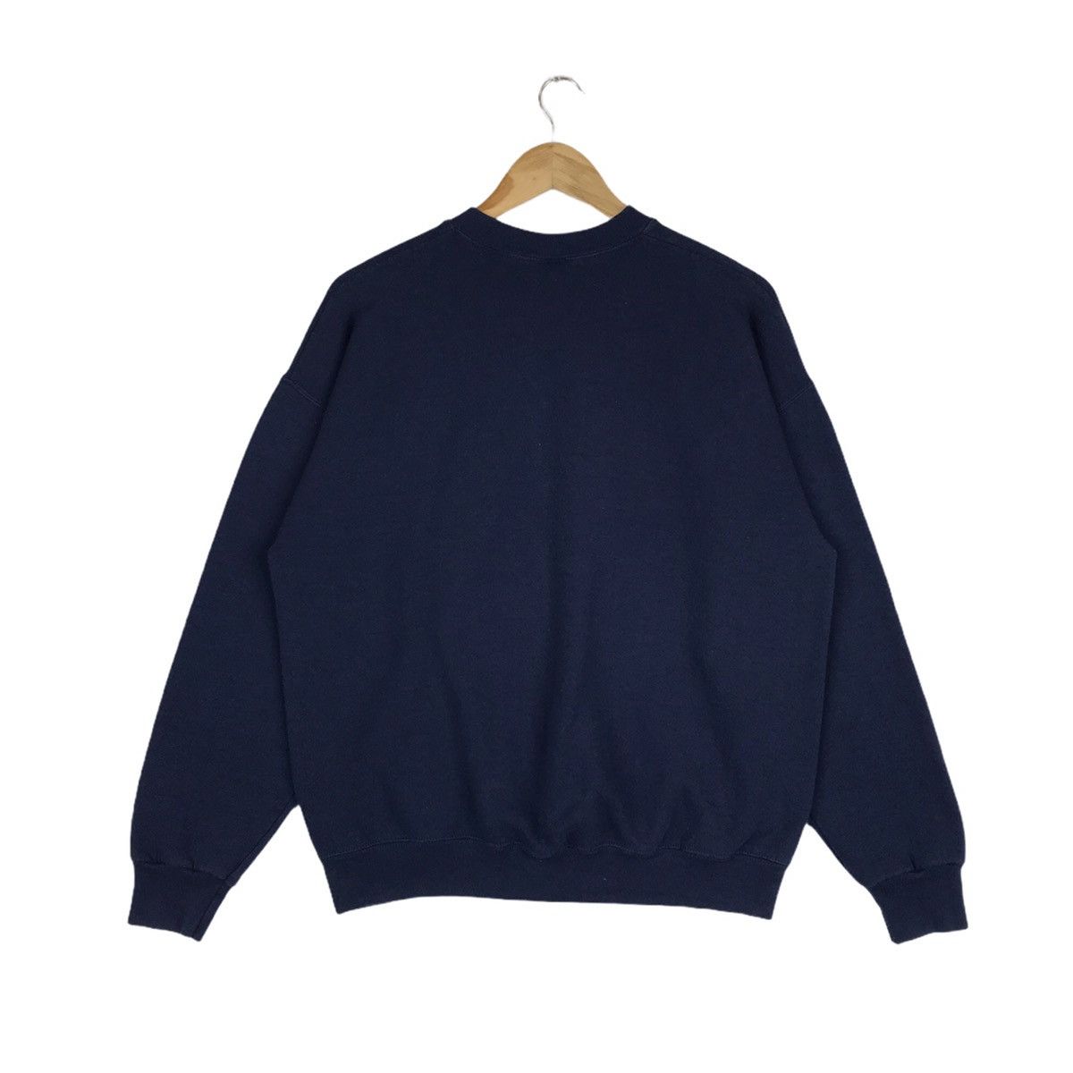 Fruit Of The Loom × Vintage Vintage 90s New York Spell Out Embroidery Sweatshirt Size US L / EU 52-54 / 3 - 4 Thumbnail