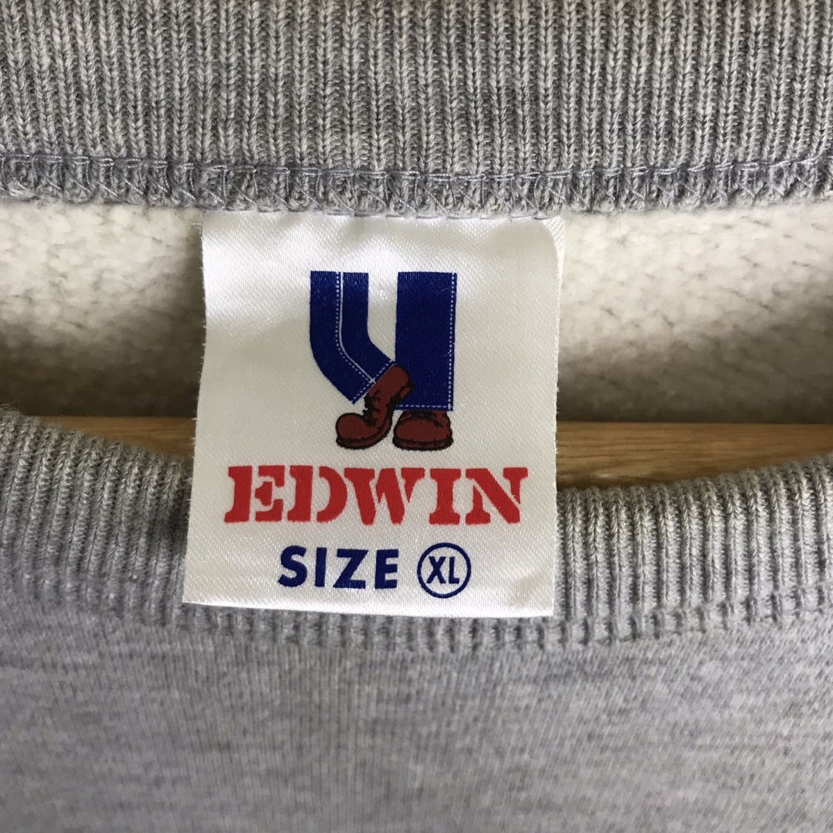 Edwin Vintage 90s Edwin Cowboys Essentials Sweatshirt Pullover Size US XL / EU 56 / 4 - 6 Thumbnail
