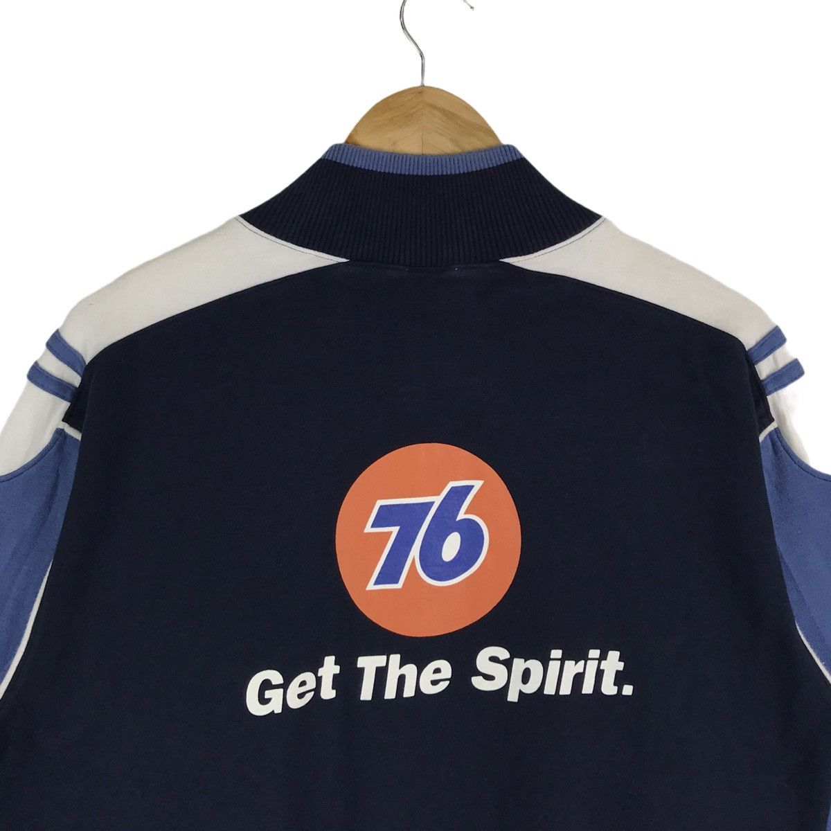 Vintage Vintage 76 Lubricants Half Zipper Sweatshirt Size US L / EU 52-54 / 3 - 2 Thumbnail