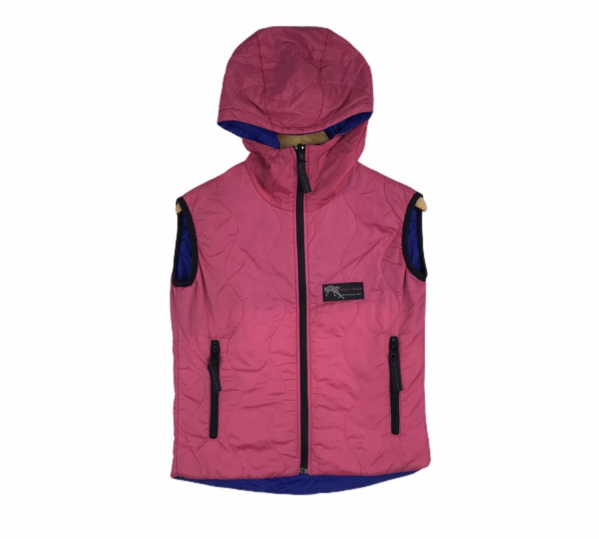 Wild Things Wild Things Reversible Vest Hoodie ZipUp Puffer Jacket Size US XS / EU 42 / 0 - 3 Thumbnail