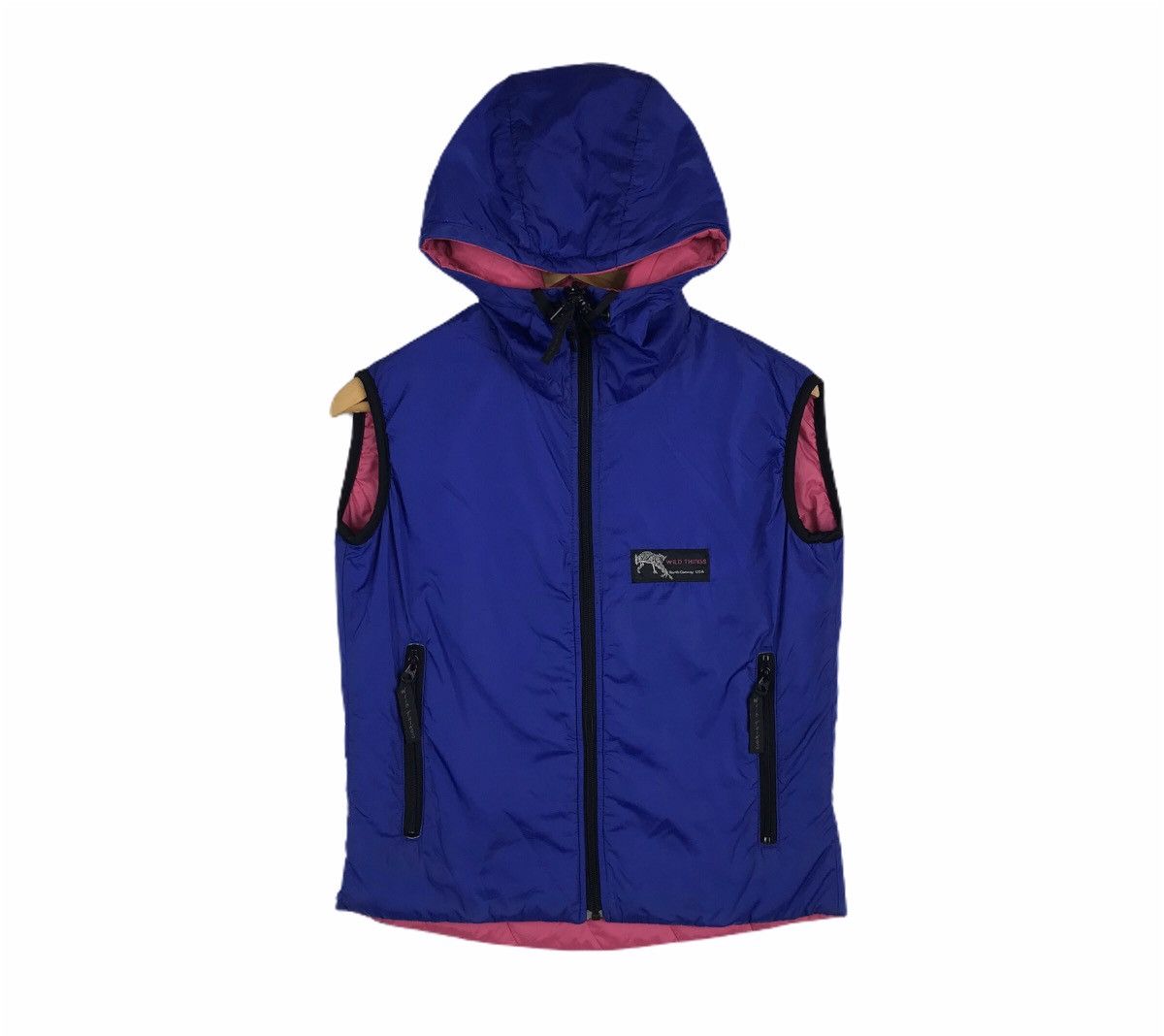 Wild Things Wild Things Reversible Vest Hoodie ZipUp Puffer Jacket Size US XS / EU 42 / 0 - 1 Thumbnail