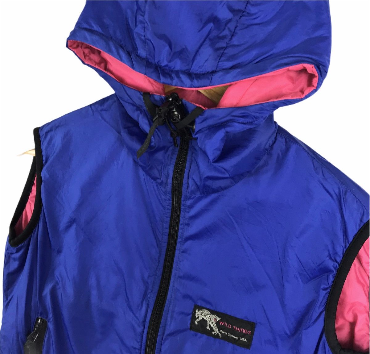 Wild Things Wild Things Reversible Vest Hoodie ZipUp Puffer Jacket Size US XS / EU 42 / 0 - 2 Thumbnail