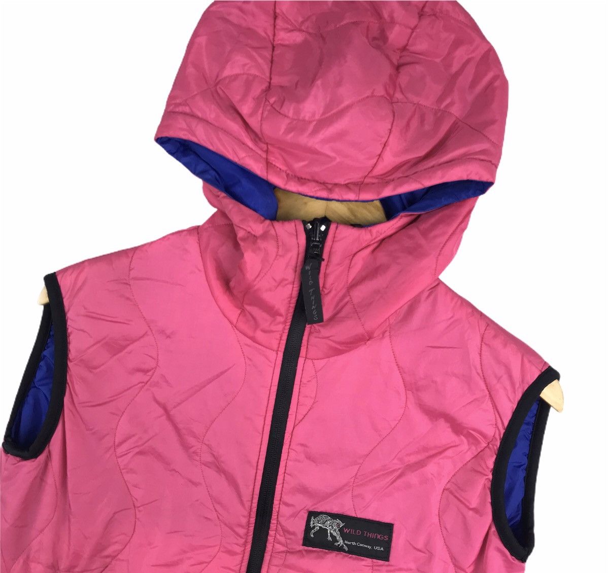 Wild Things Wild Things Reversible Vest Hoodie ZipUp Puffer Jacket Size US XS / EU 42 / 0 - 4 Thumbnail