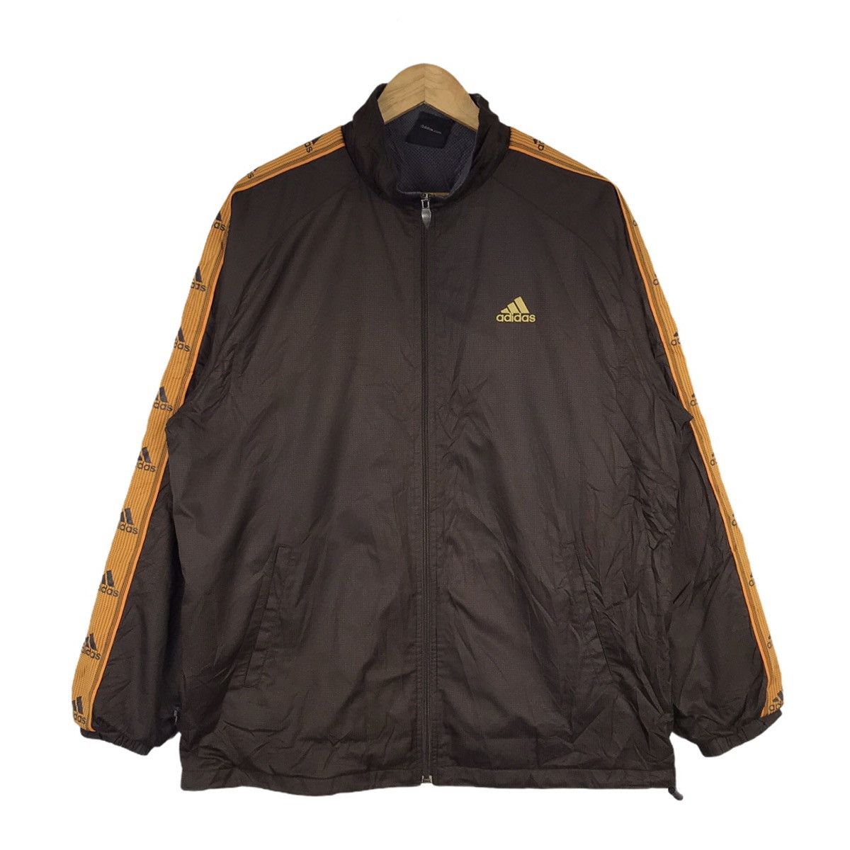 Adidas Vintage Adidas Equipment Side Tape Windbreaker Jacket Size US M / EU 48-50 / 2 - 3 Thumbnail