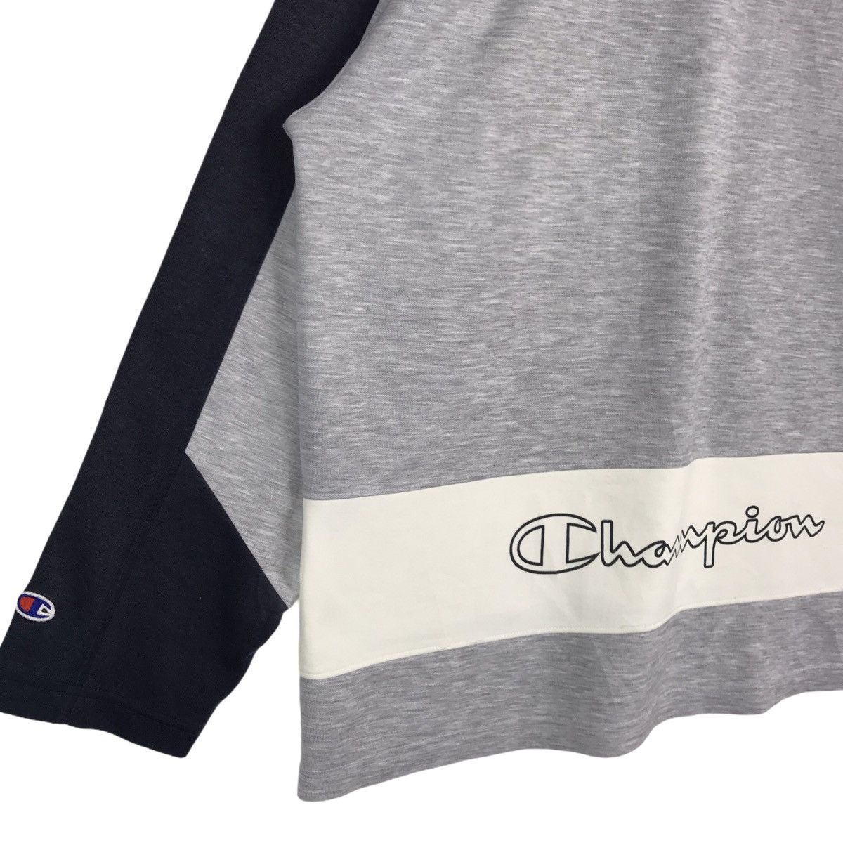 Champion Vintage 90s Champion Spell Out Half Zipper Sweatshirt Size US L / EU 52-54 / 3 - 5 Thumbnail
