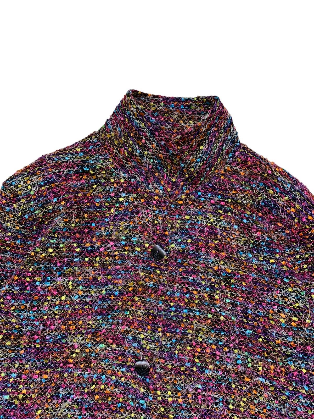 Japanese Brand Rare Lascolinas Classic Tweed Jacket Chanel Tweed Style Size M / US 6-8 / IT 42-44 - 4 Thumbnail