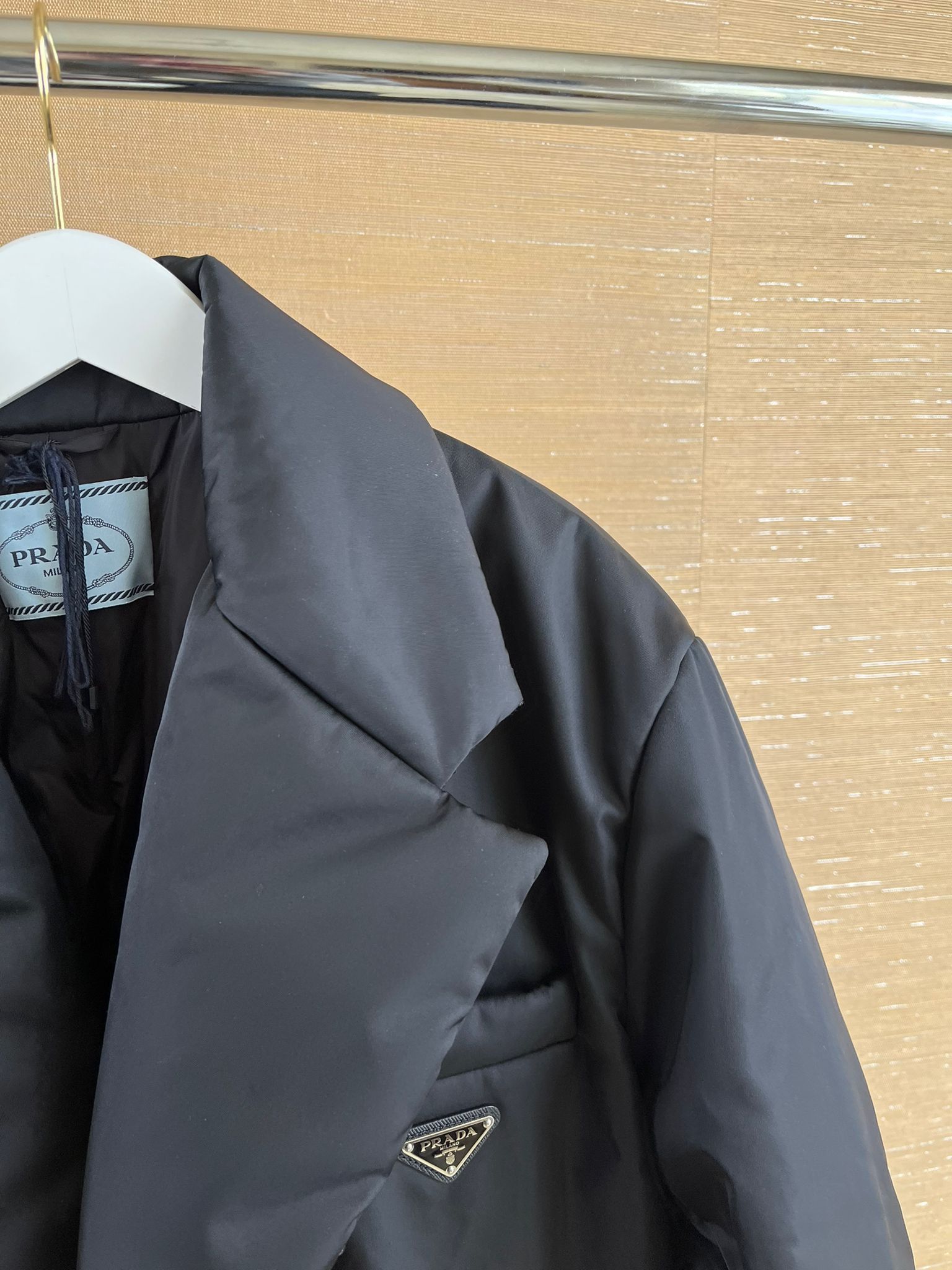 Prada o1rshd1 Blazer Puffa Jacket in Black Size M / US 6-8 / IT 42-44 - 3 Thumbnail