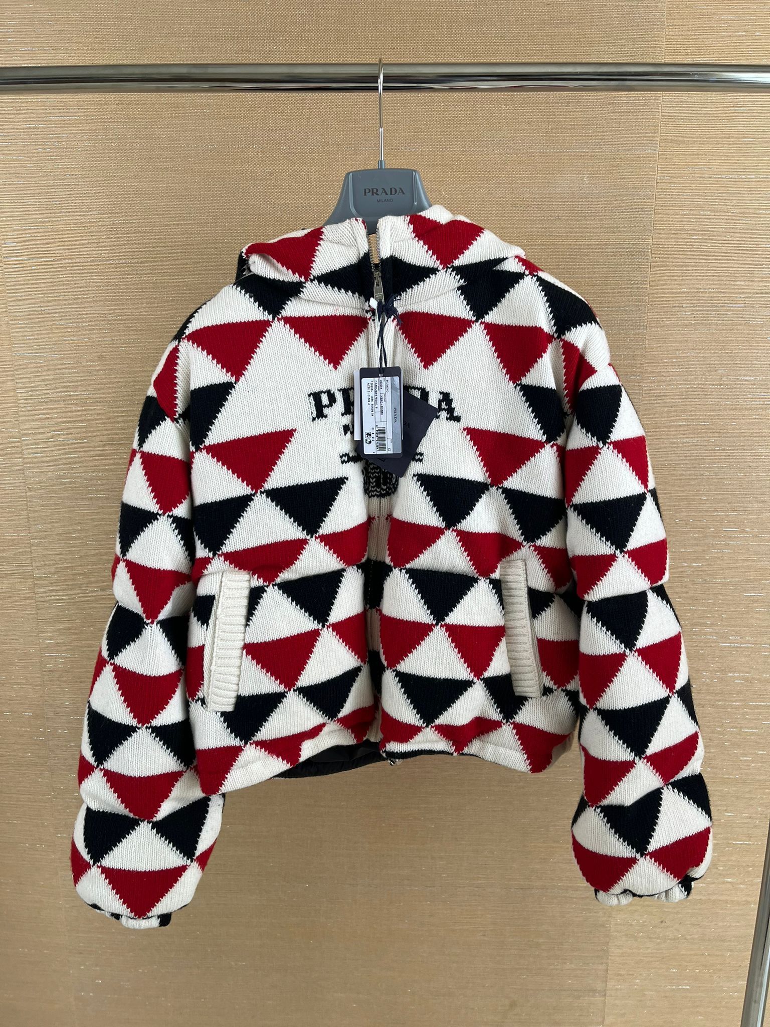 Prada o1rshd1 Blazer Puffa Jacket in Multicolor Size M / US 6-8 / IT 42-44 - 2 Thumbnail