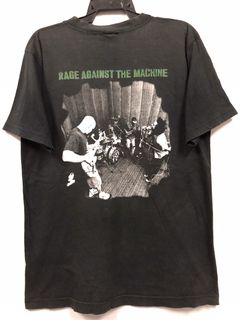 Rage Against The Machine Vintage Rare Promo Tour Shirt 96 Arpril 16 Evil  Empire