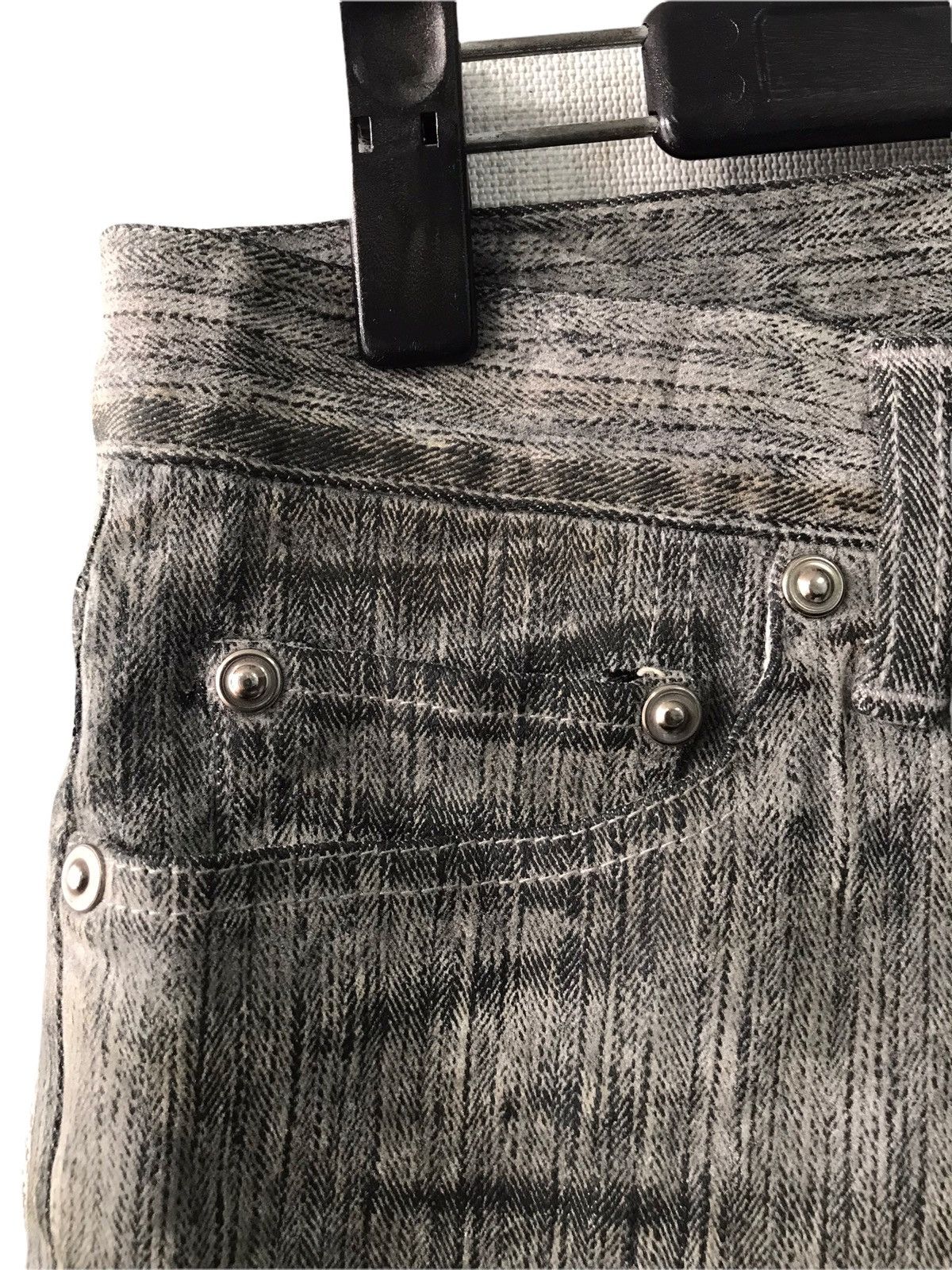 Japanese Brand Semantic Design Gray Faded Distressed Denim Jeans Size US 30 / EU 46 - 6 Thumbnail