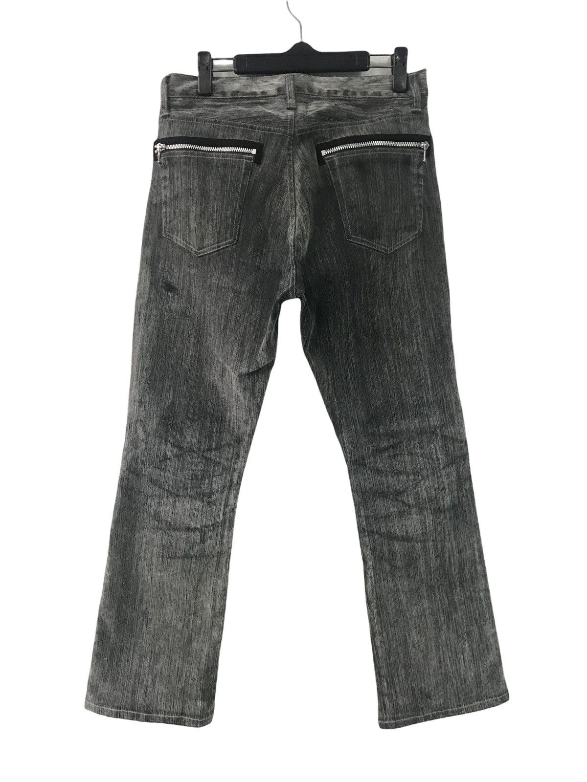 Japanese Brand Semantic Design Gray Faded Distressed Denim Jeans Size US 30 / EU 46 - 3 Thumbnail